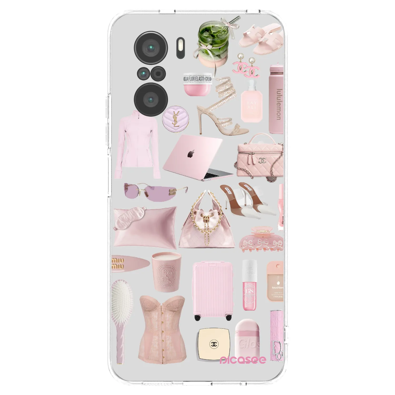Picasee silikonový průhledný obal pro Xiaomi Poco F3 - Glam Babe