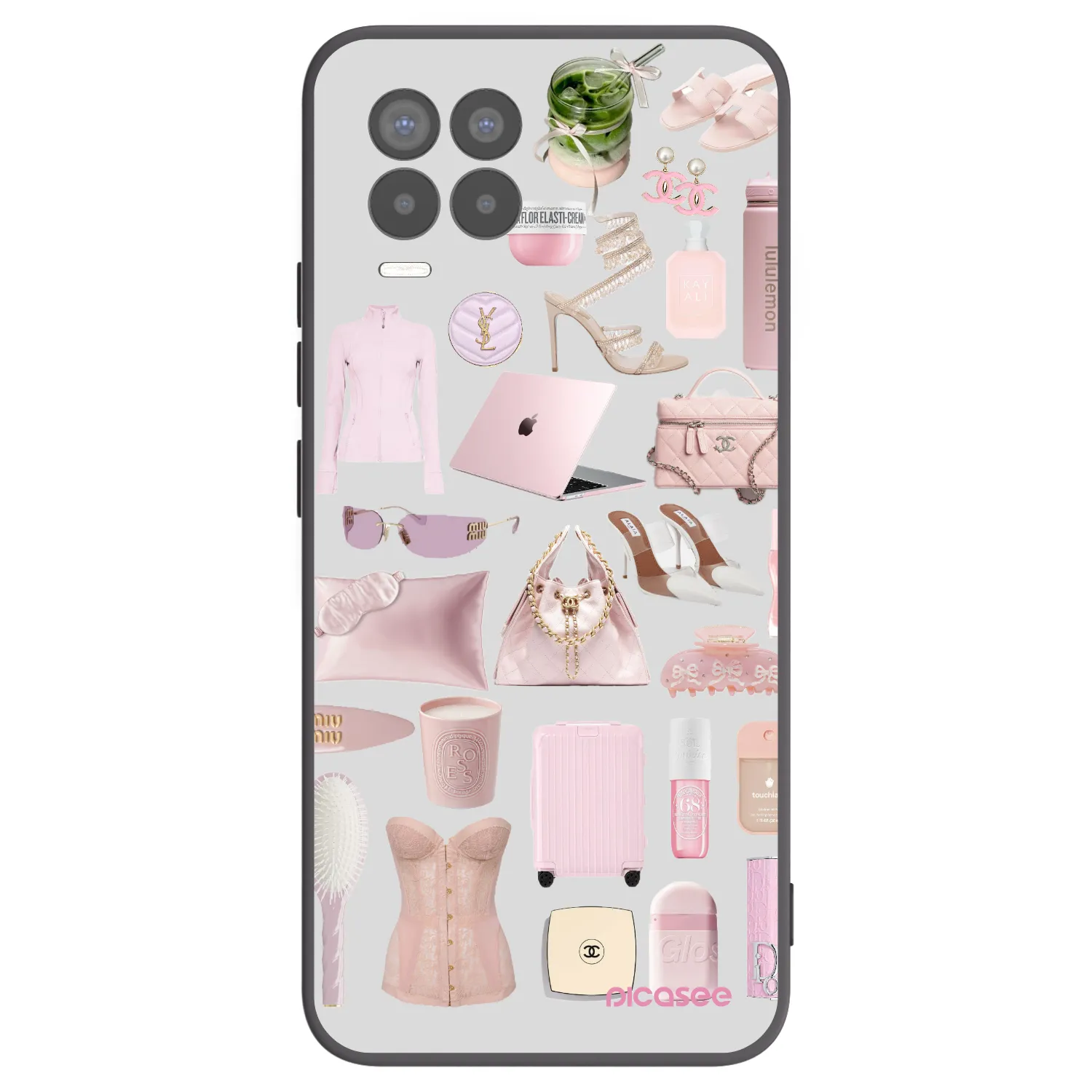Picasee silikonový černý obal pro Realme 8 Pro - Glam Babe