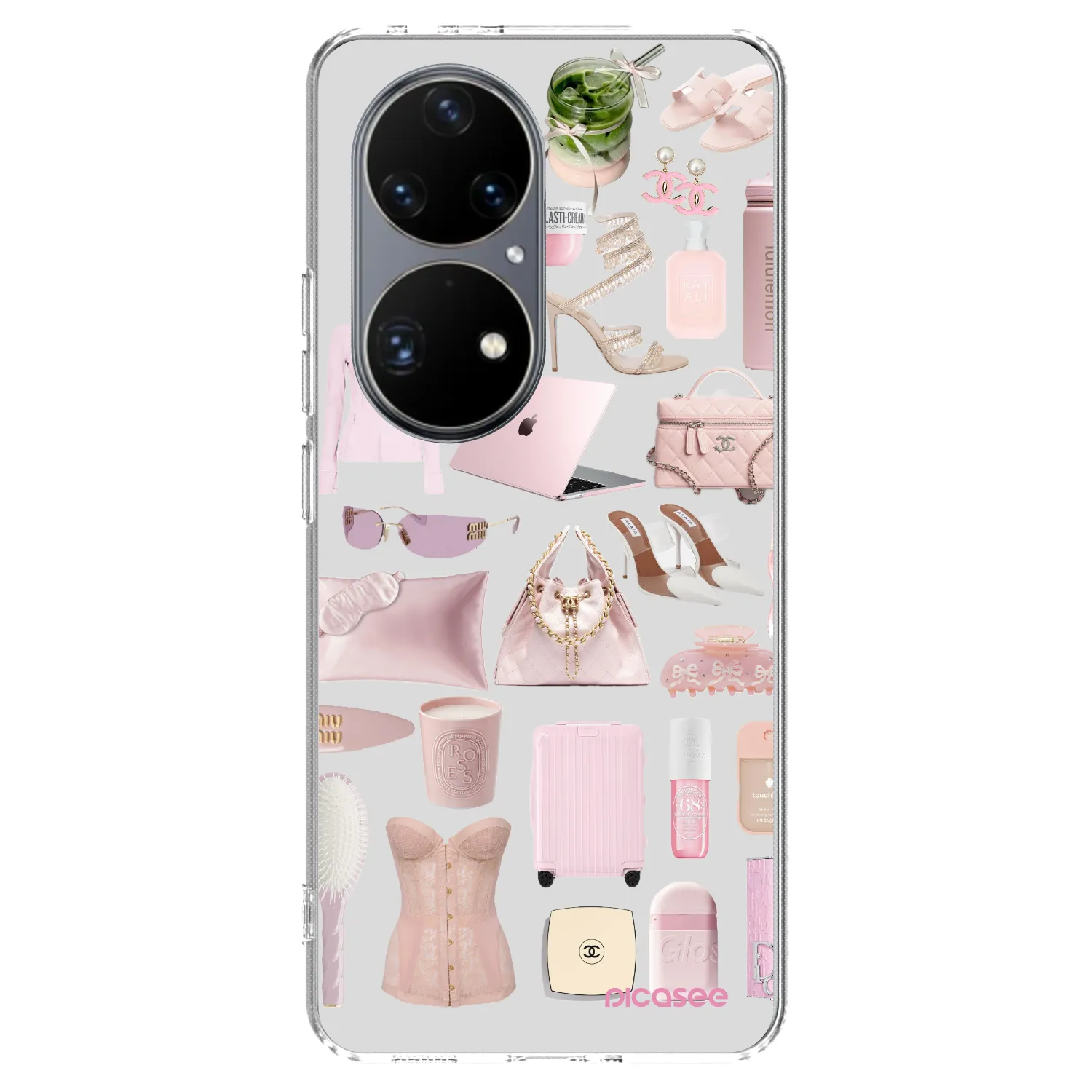 Picasee silikonový průhledný obal pro Huawei P50 - Glam Babe