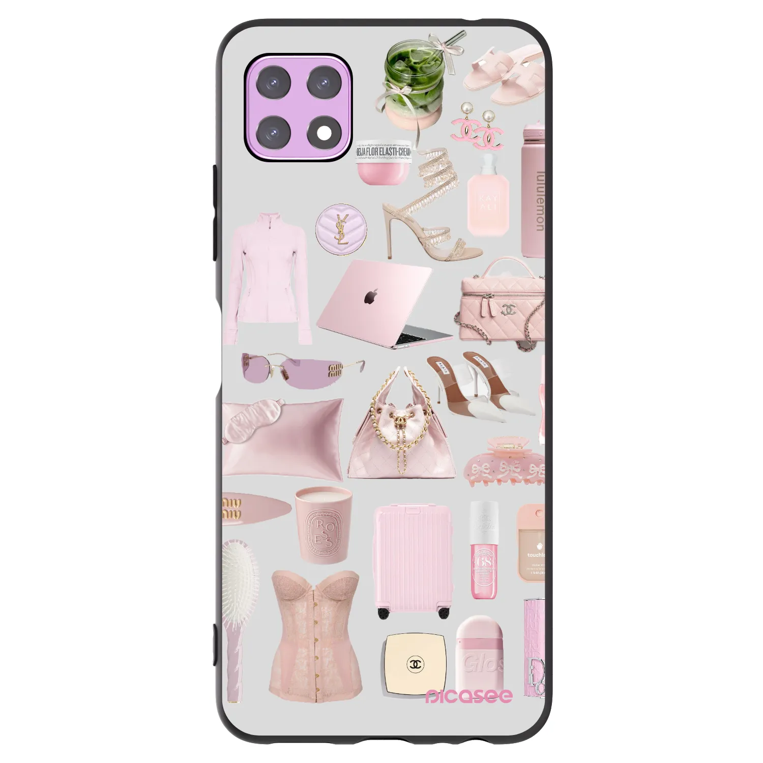 Picasee silikonový černý obal pro Samsung Galaxy A22 A226B 5G - Glam Babe