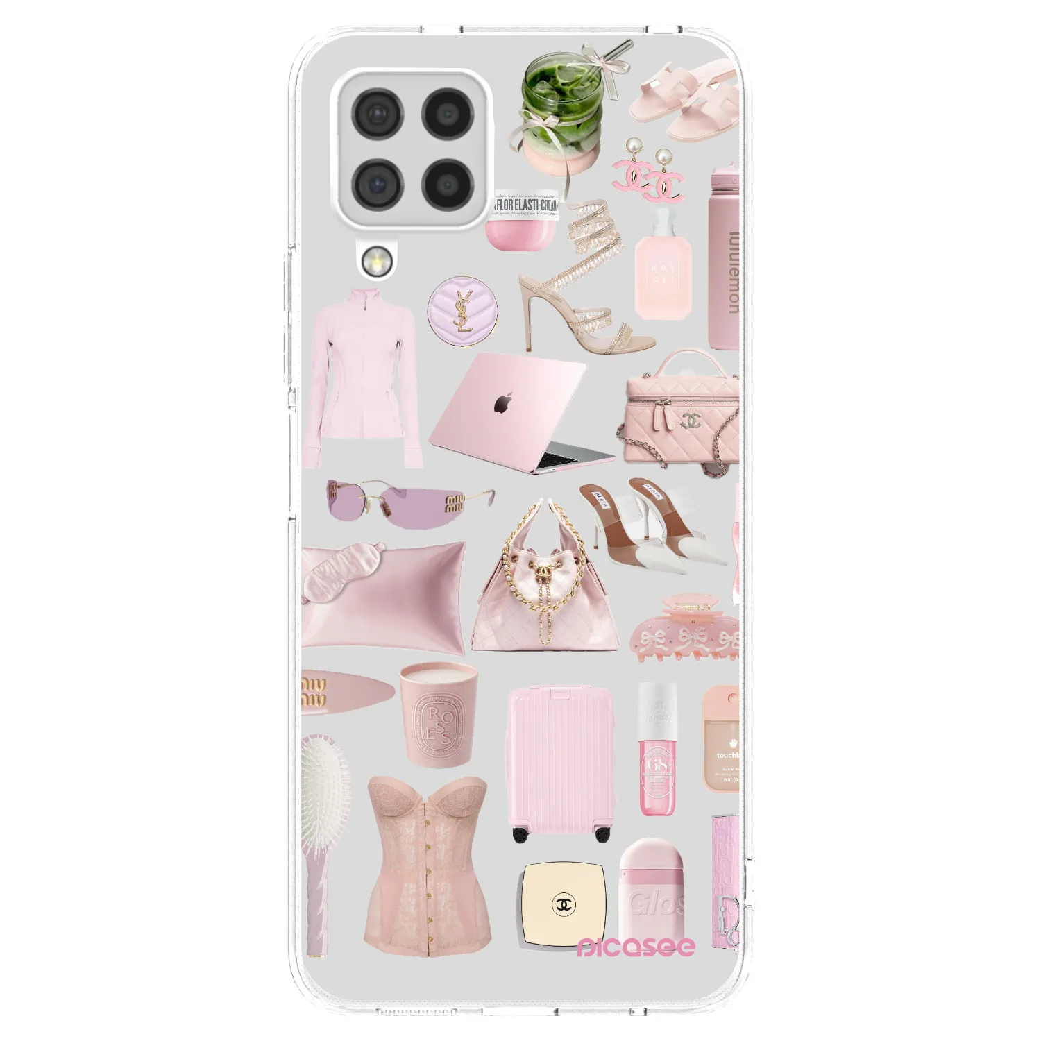Picasee silikonový průhledný obal pro Samsung Galaxy A22 A225F 4G - Glam Babe