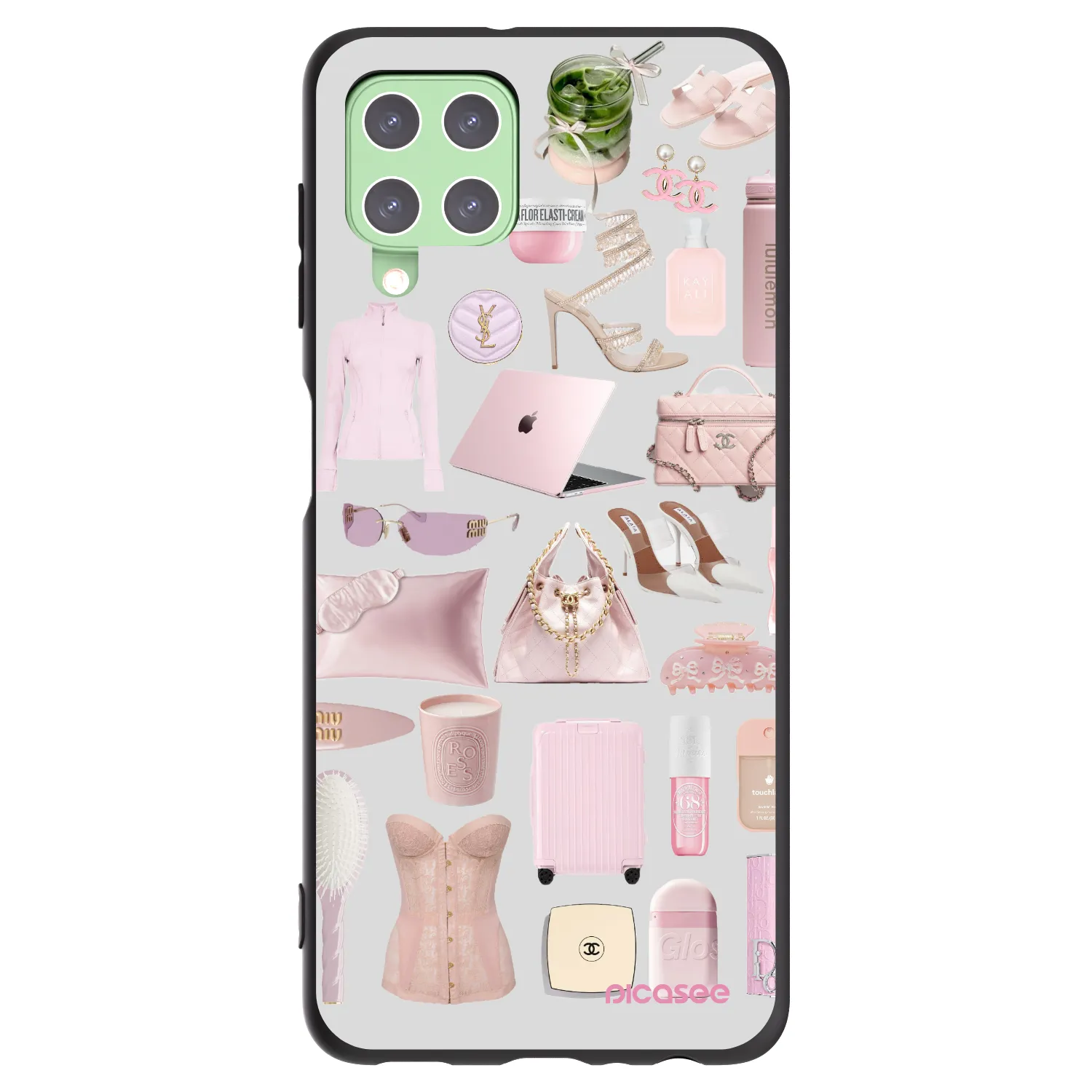 Picasee silikonový černý obal pro Samsung Galaxy A22 A225F 4G - Glam Babe