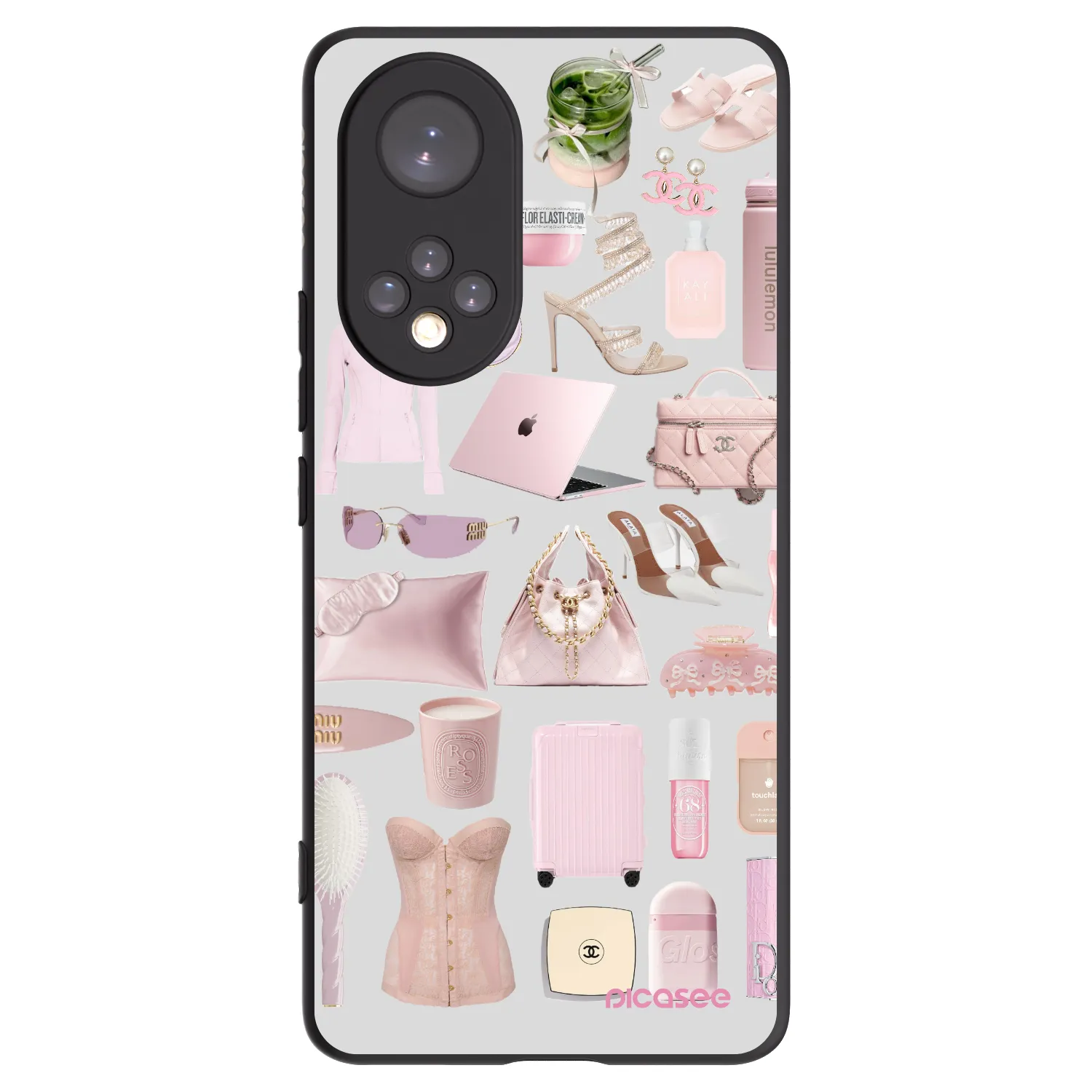 Picasee silikonový černý obal pro Honor 50 5G - Glam Babe