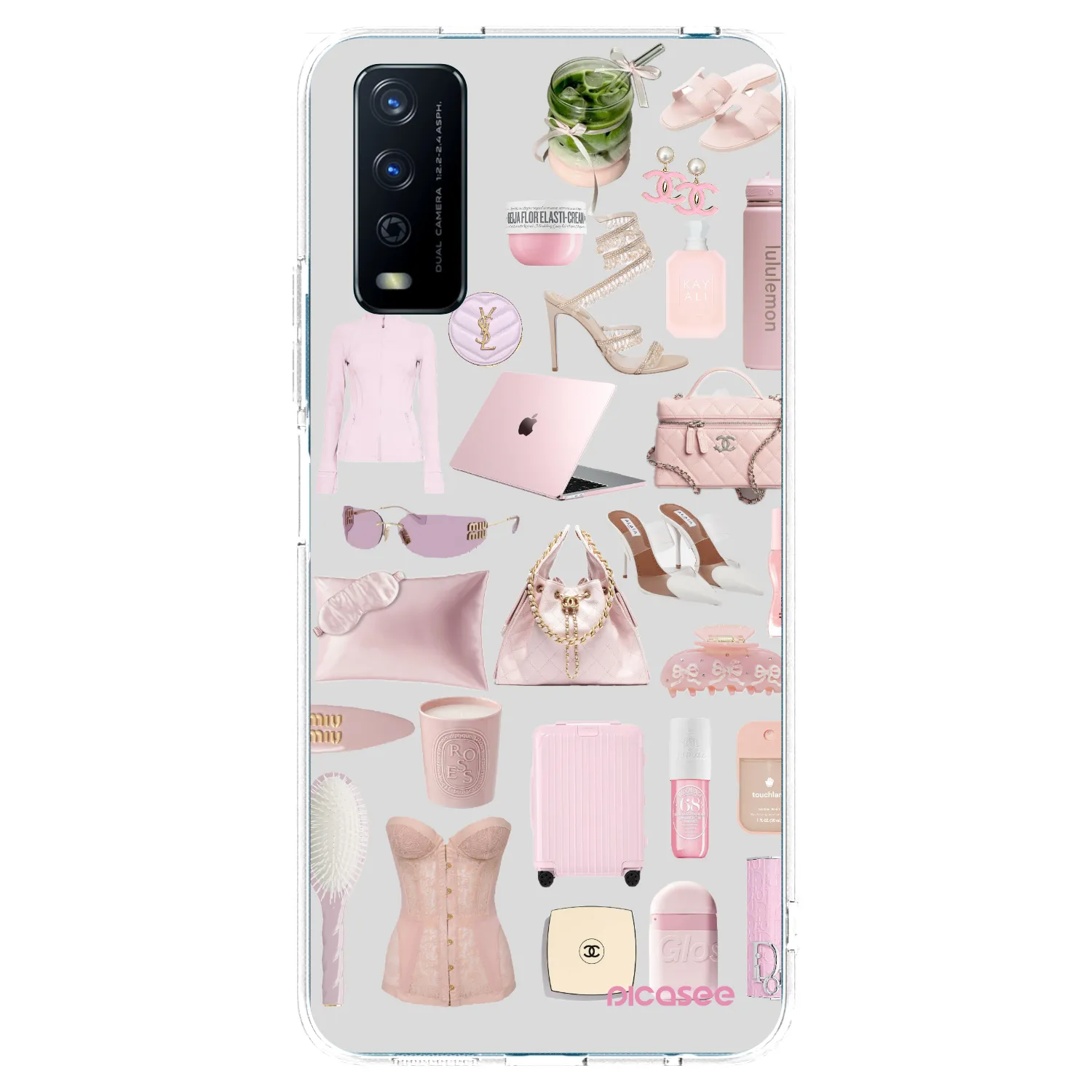 Picasee silikonový průhledný obal pro Vivo Y11s - Glam Babe