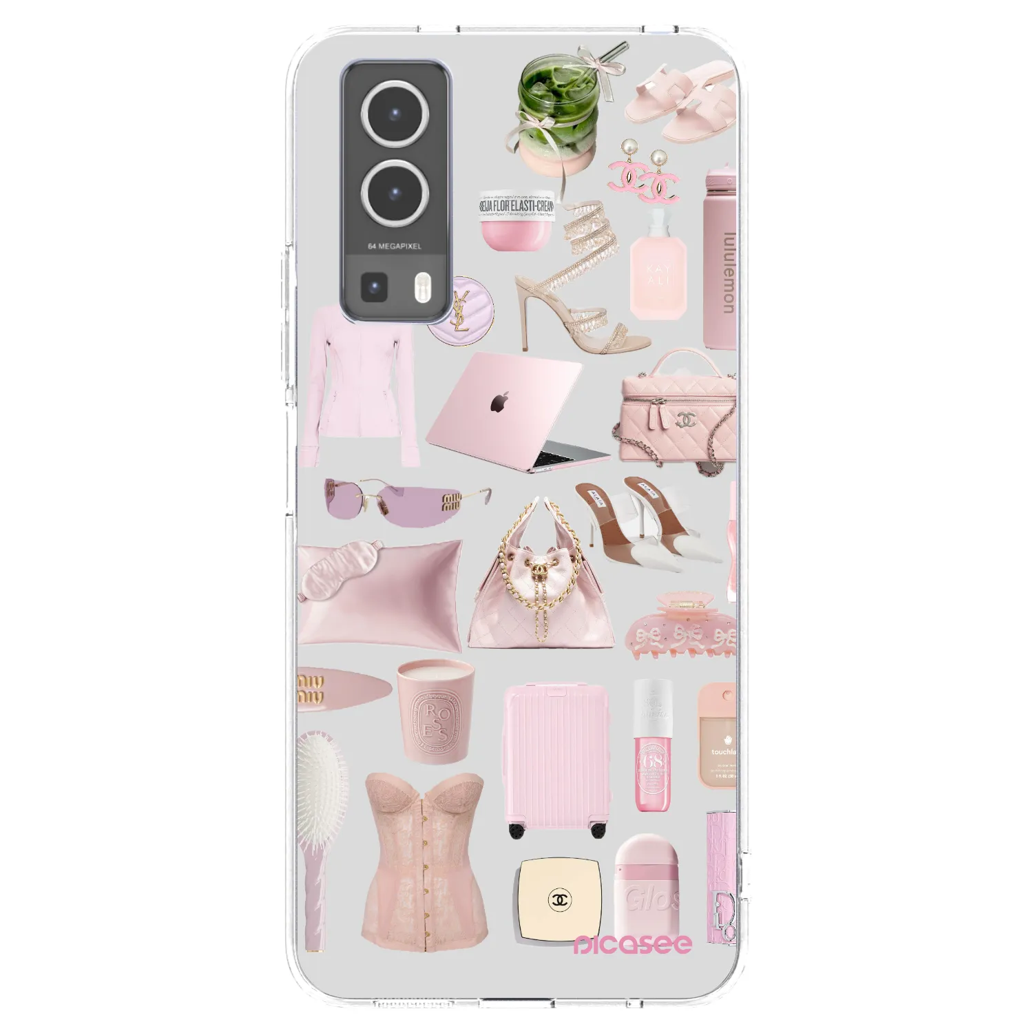 Picasee silikonový průhledný obal pro Vivo Y72 5G - Glam Babe
