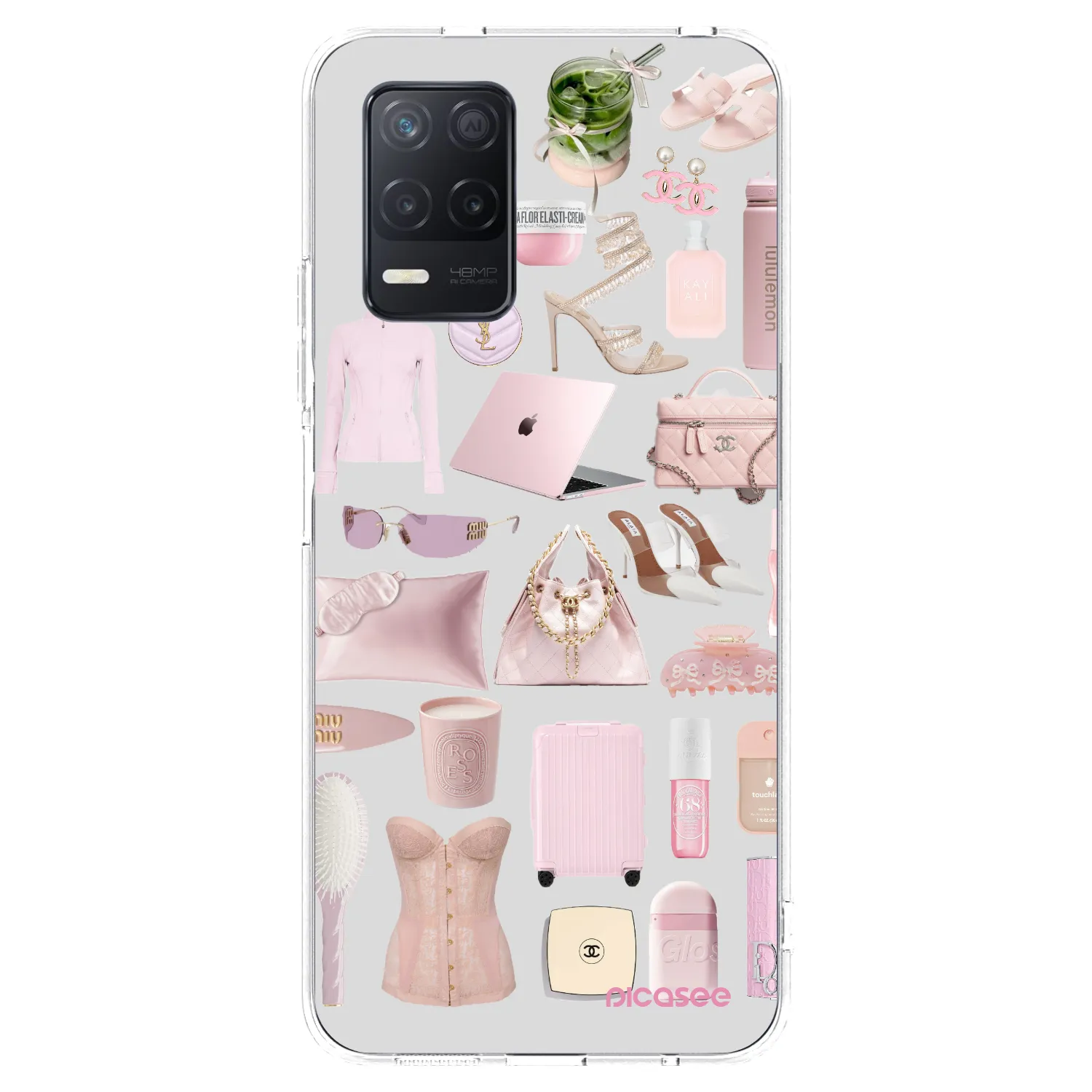 Picasee silikonový průhledný obal pro Realme 8 5G - Glam Babe