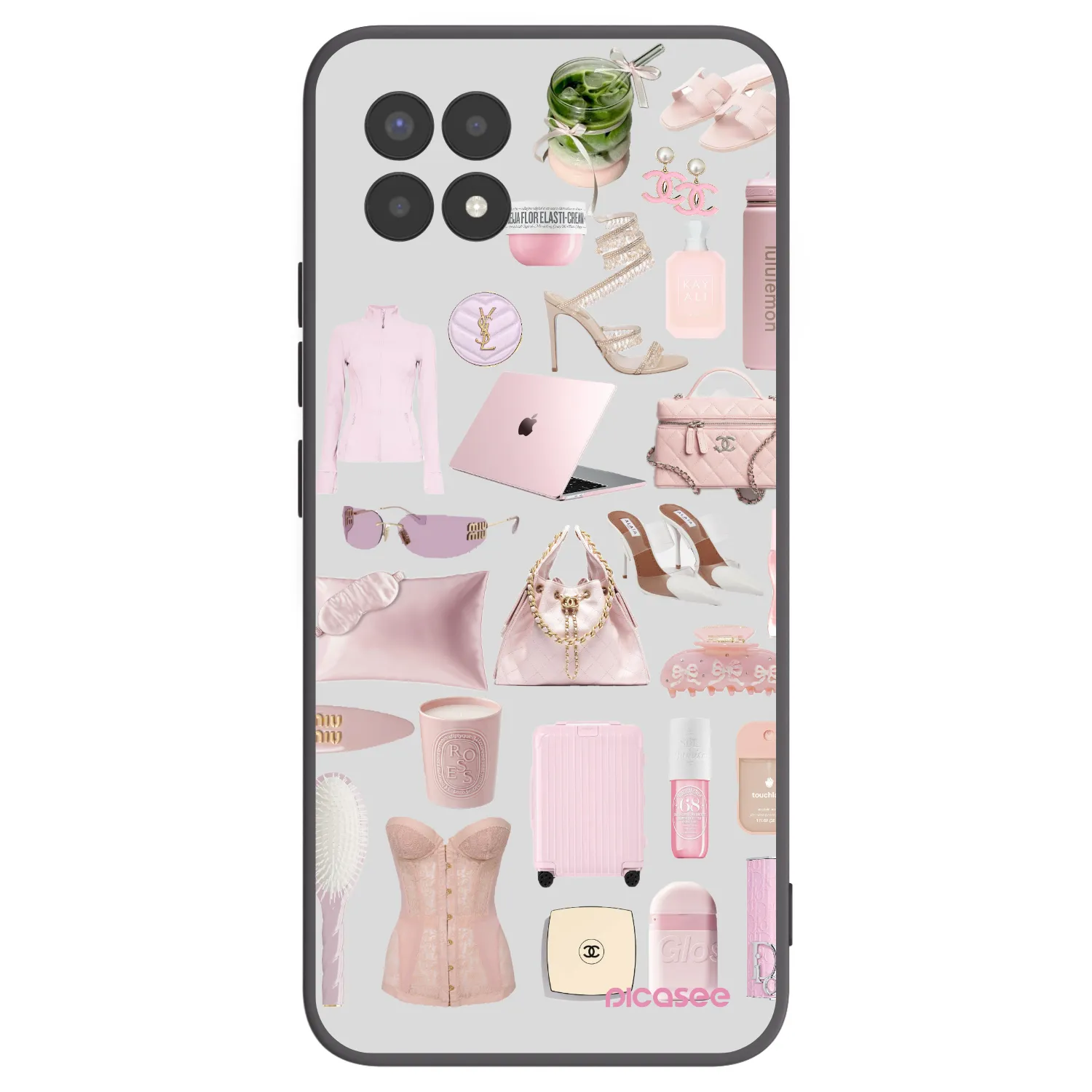 Picasee silikonový černý obal pro Realme 8i - Glam Babe