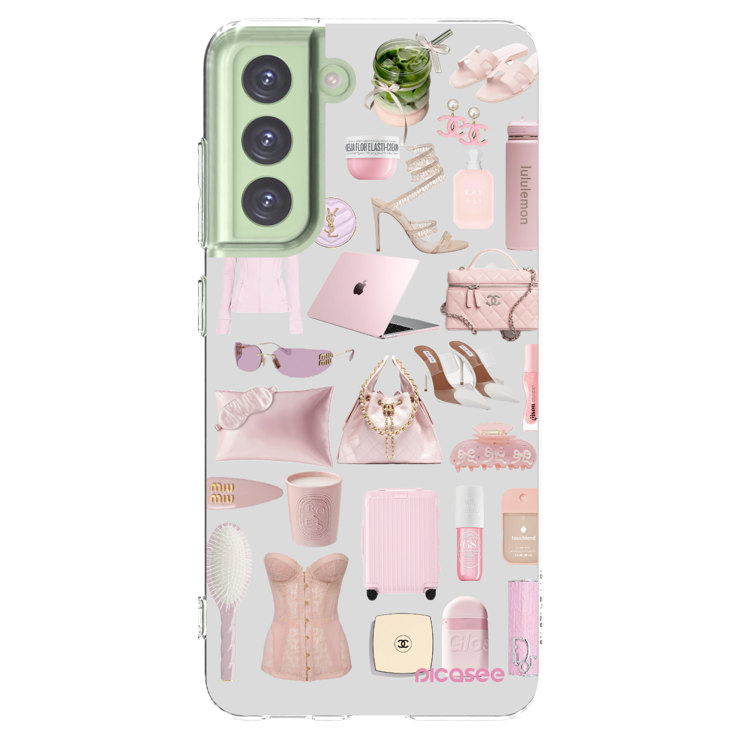 Picasee silikonový průhledný obal pro Samsung Galaxy S21 FE 5G - Glam Babe