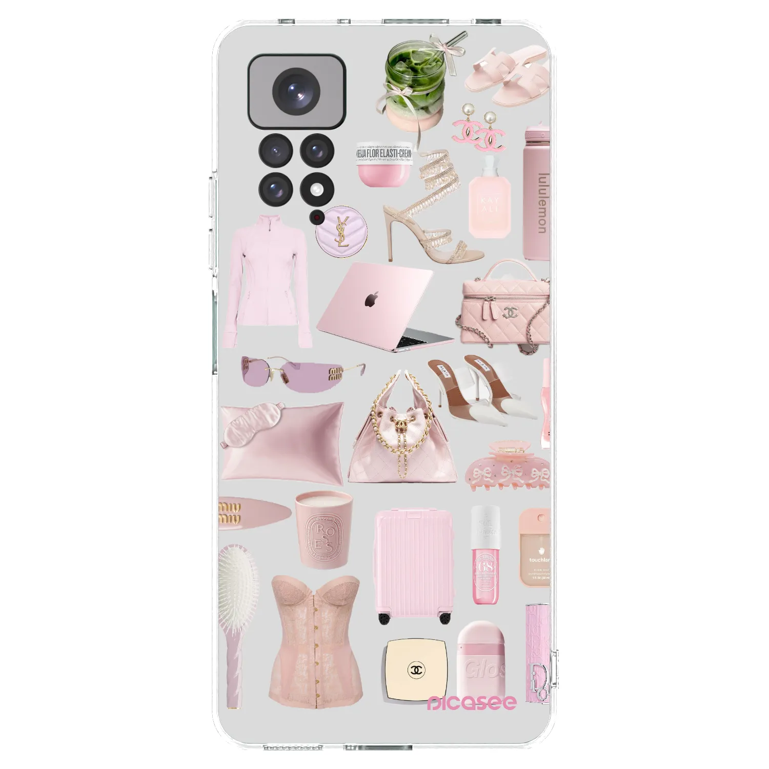 Picasee silikonový průhledný obal pro Xiaomi Redmi Note 11S 4G - Glam Babe