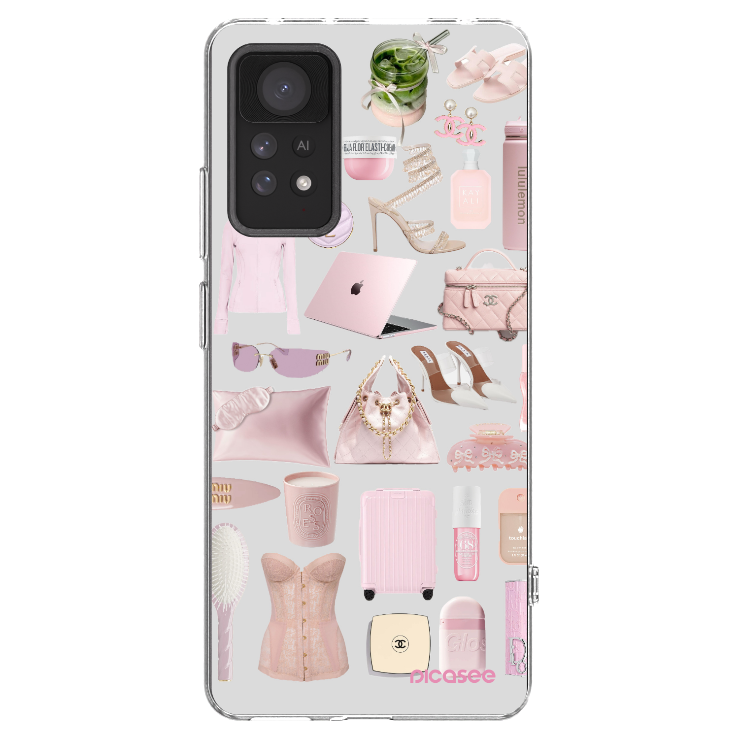 Picasee silikonový průhledný obal pro Xiaomi Redmi Note 11 Pro - Glam Babe