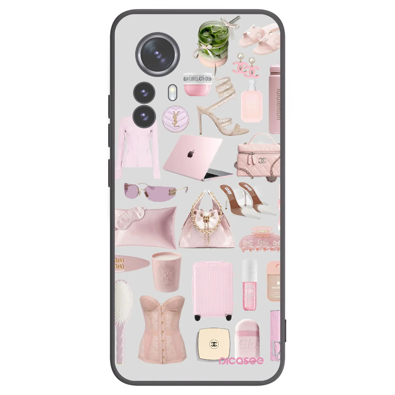 Picasee silikonový černý obal pro Xiaomi 12 Pro - Glam Babe