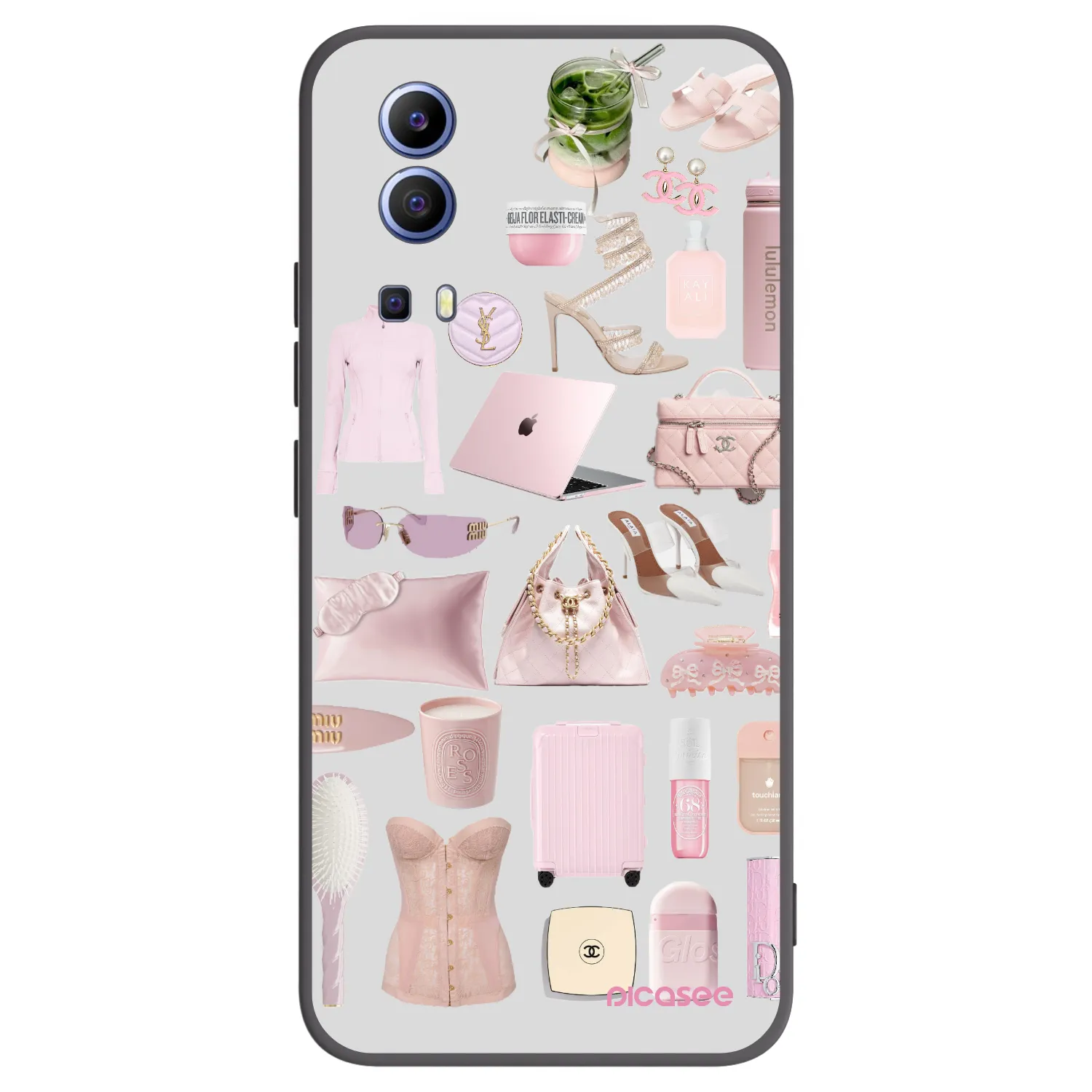 Picasee silikonový černý obal pro Vivo Y52 5G - Glam Babe