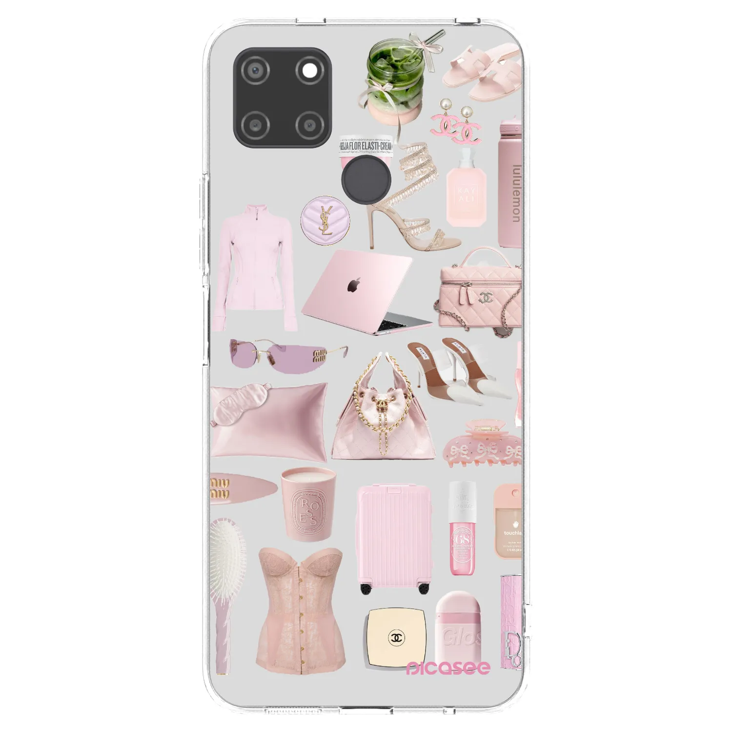 Picasee silikonový průhledný obal pro Realme C21Y - Glam Babe
