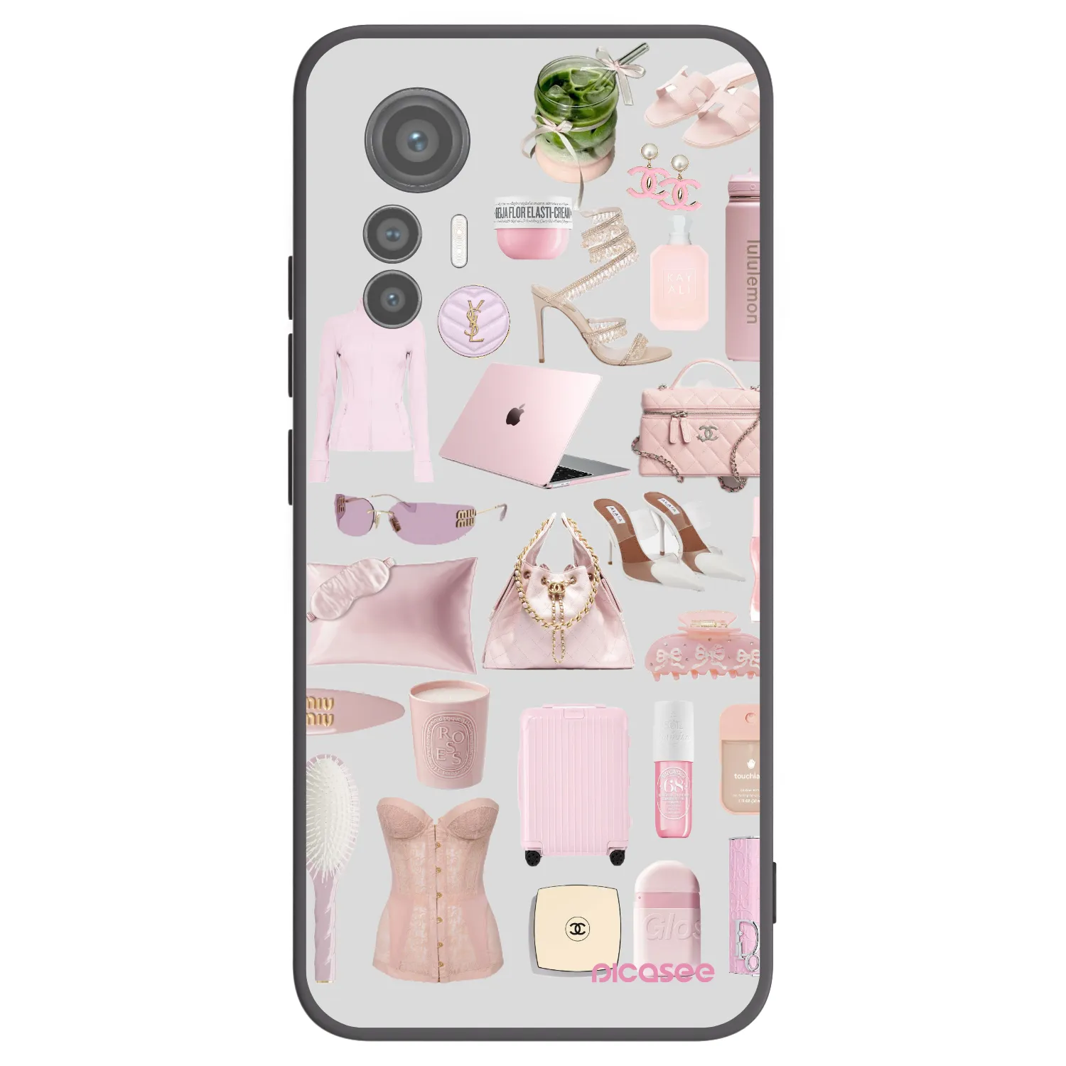 Picasee silikonový černý obal pro Xiaomi 12 Lite - Glam Babe
