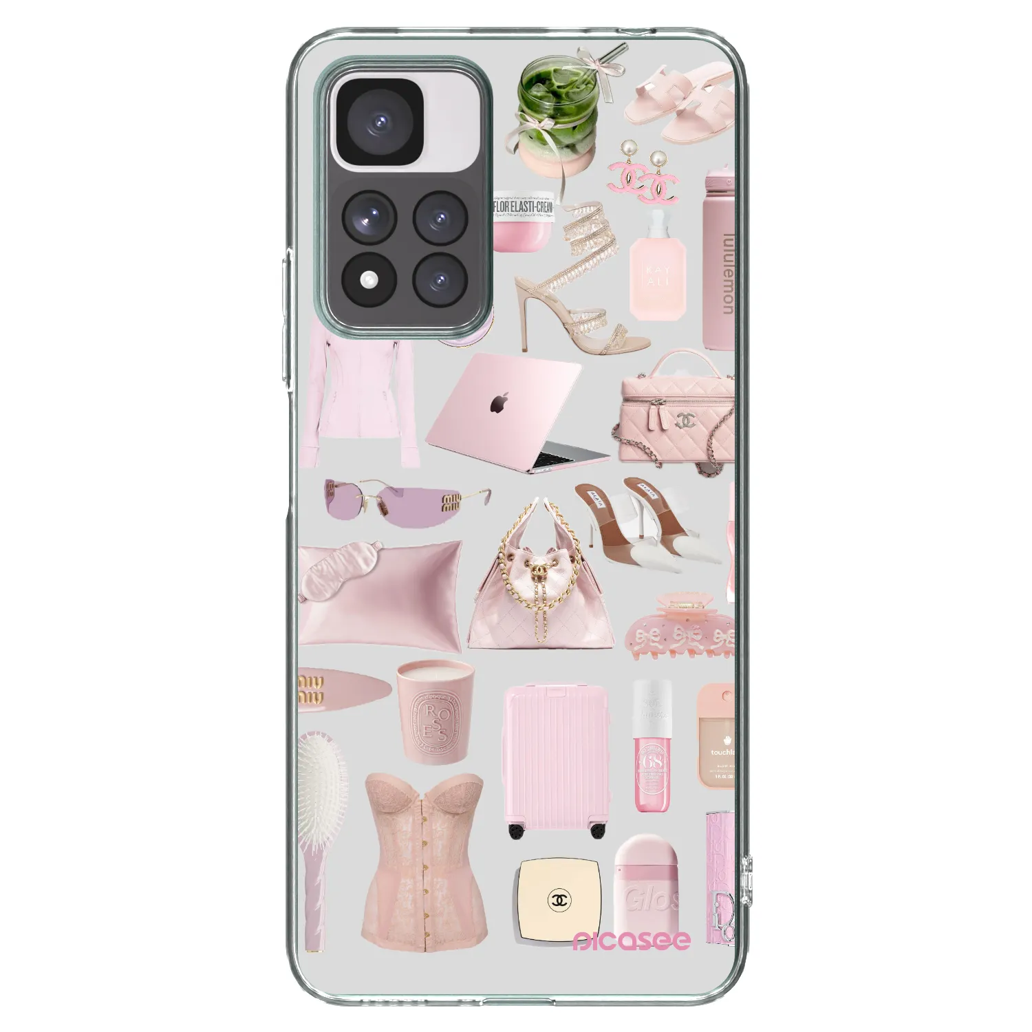 Picasee silikonový průhledný obal pro Xiaomi Redmi Note 11 Pro+ 5G - Glam Babe