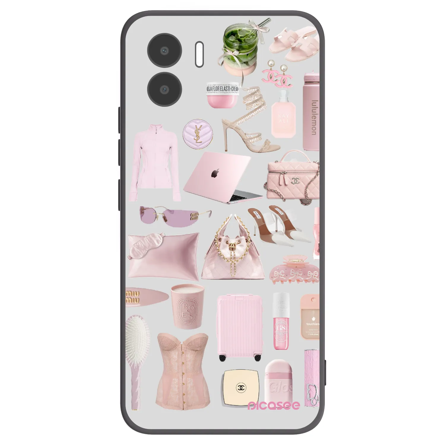 Picasee silikonový černý obal pro Xiaomi Redmi A1 - Glam Babe