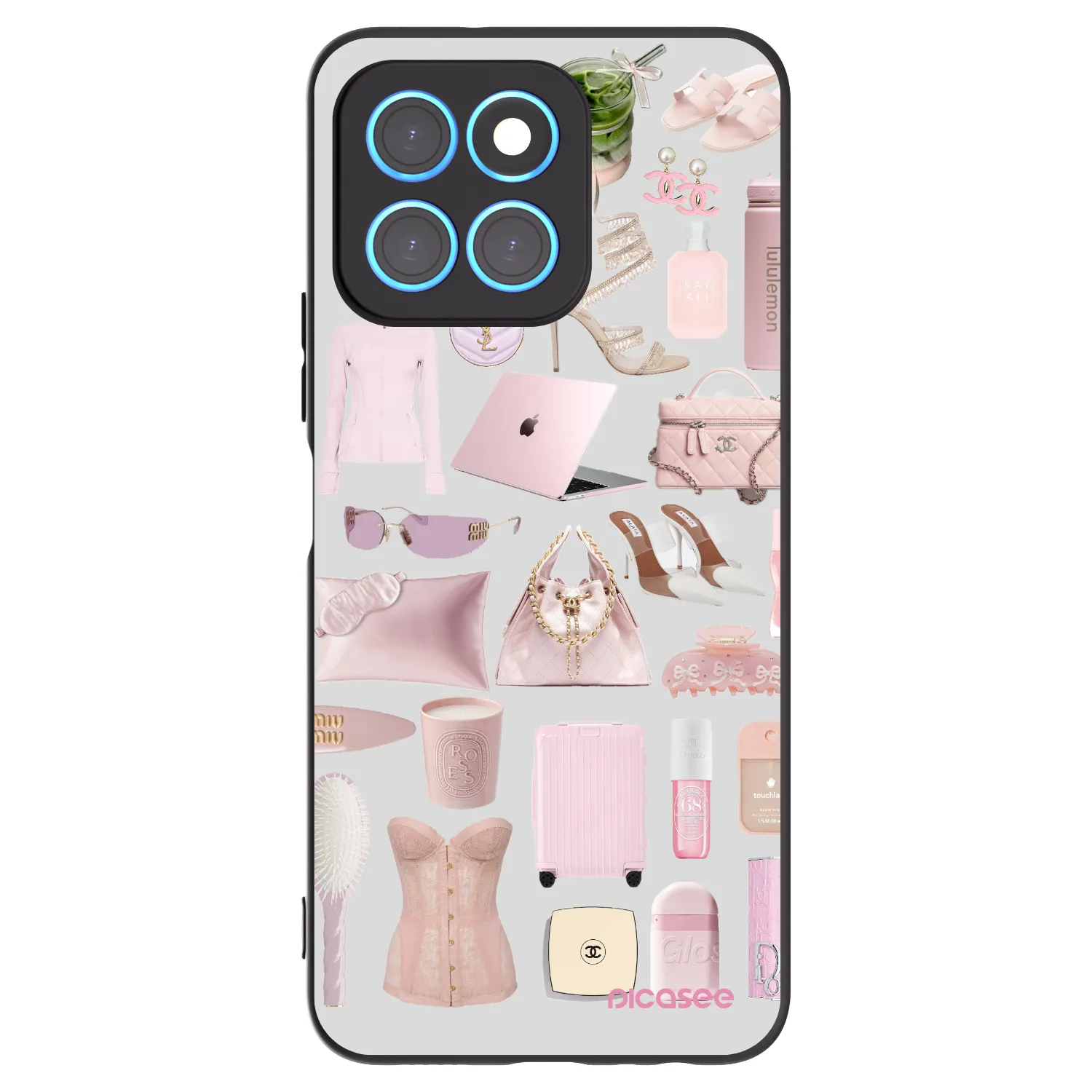 Picasee silikonový černý obal pro Honor X8 5G - Glam Babe