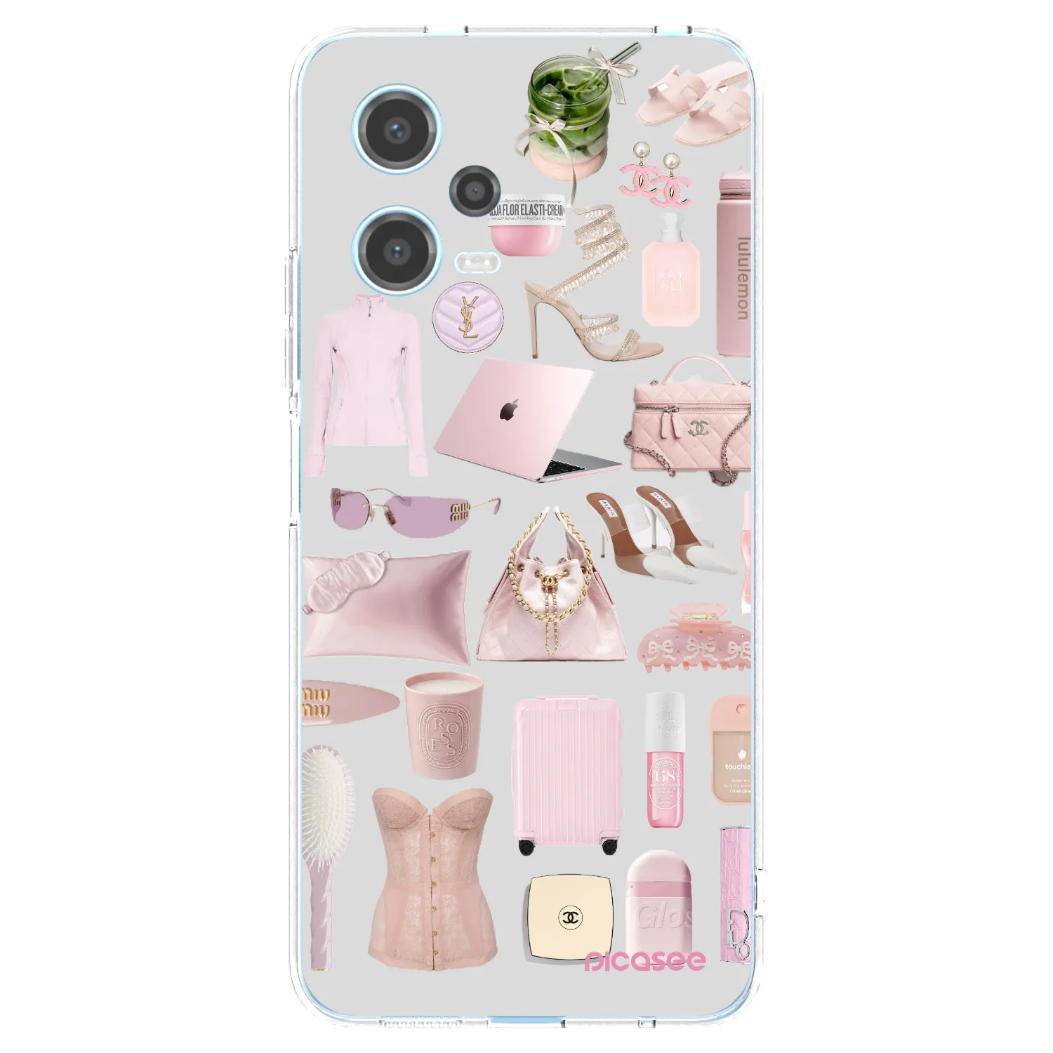 Picasee silikonový průhledný obal pro Xiaomi Redmi Note 12 5G - Glam Babe