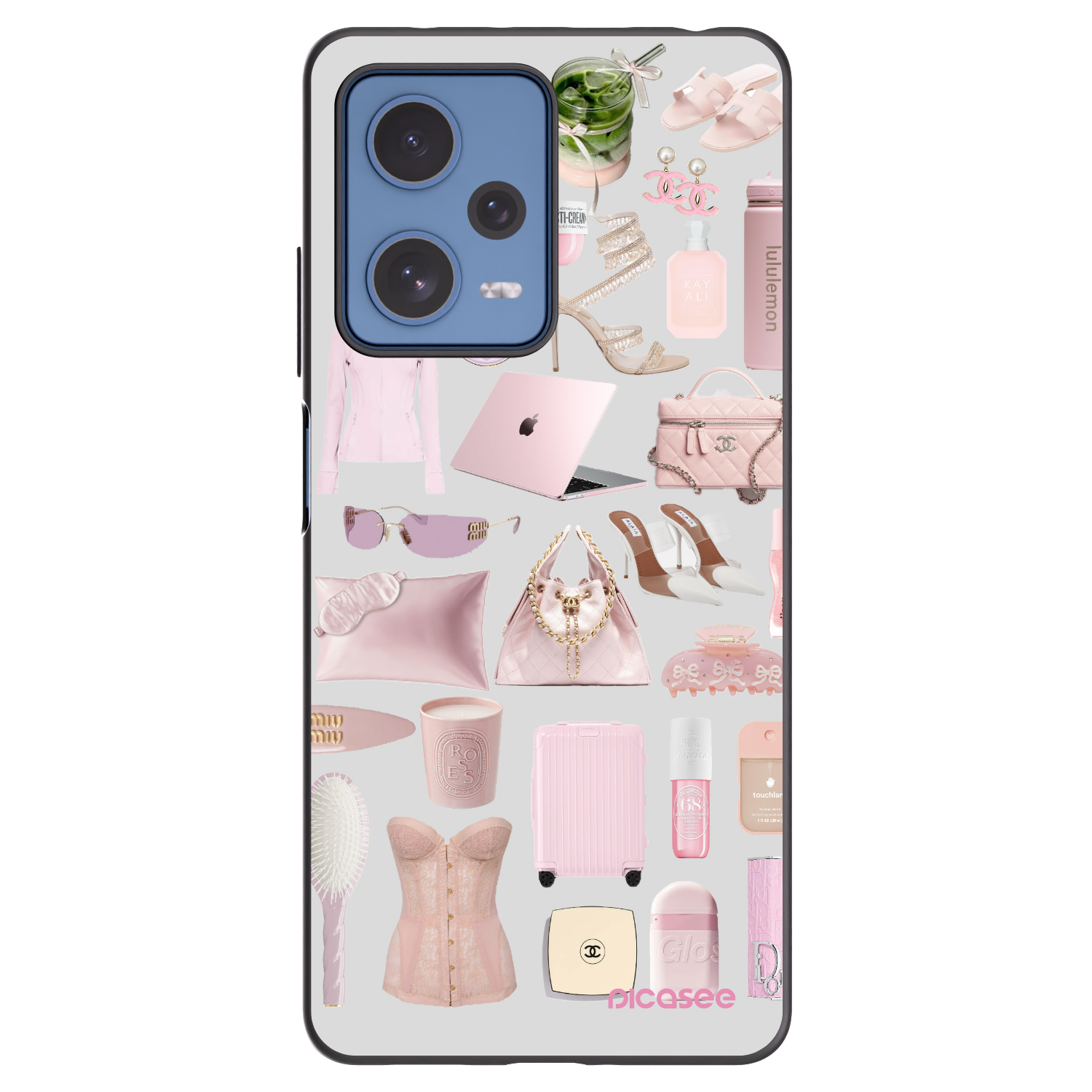 Picasee silikonový černý obal pro Xiaomi Redmi Note 12 Pro 5G - Glam Babe