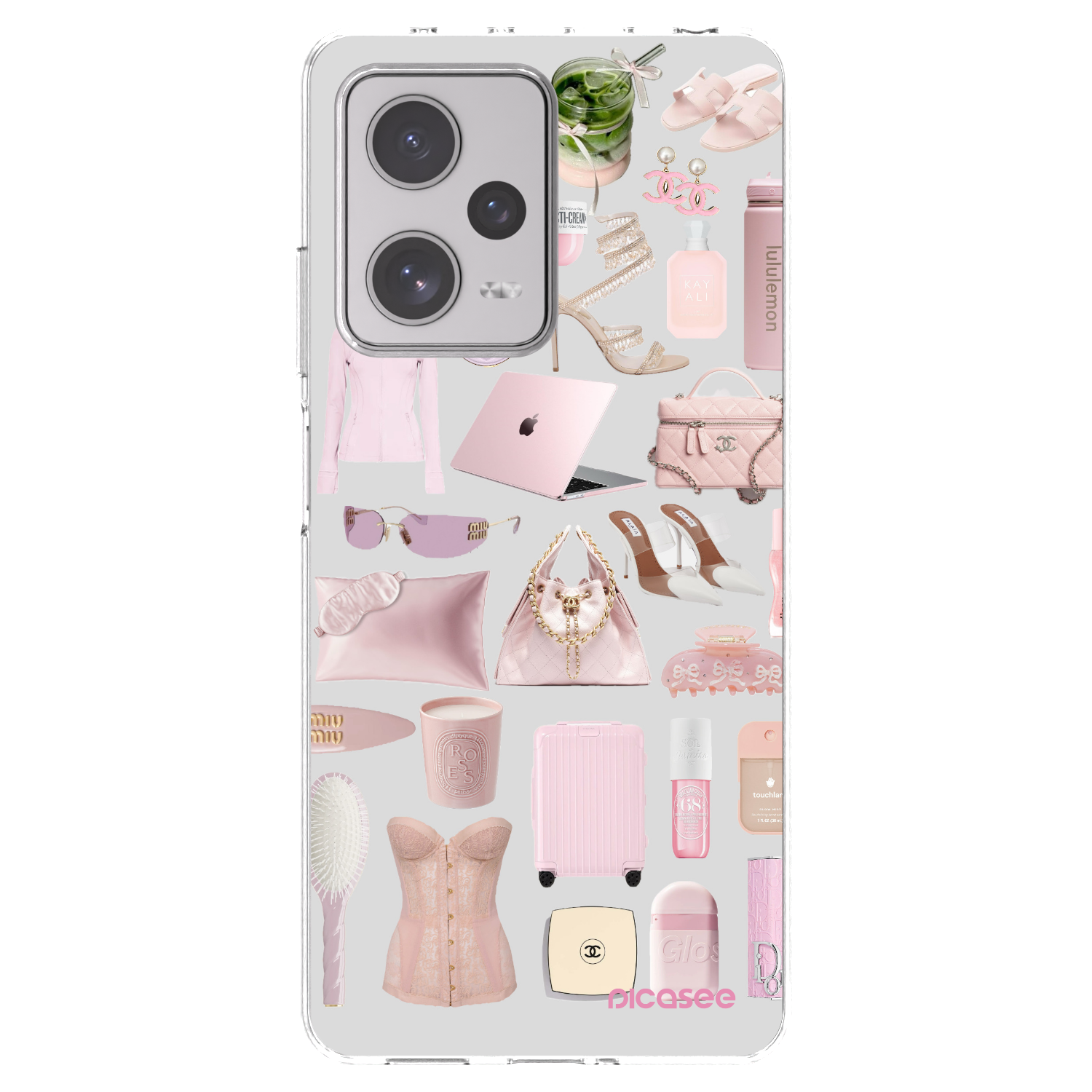 Picasee silikonový průhledný obal pro Xiaomi Redmi Note 12 Pro+ 5G - Glam Babe
