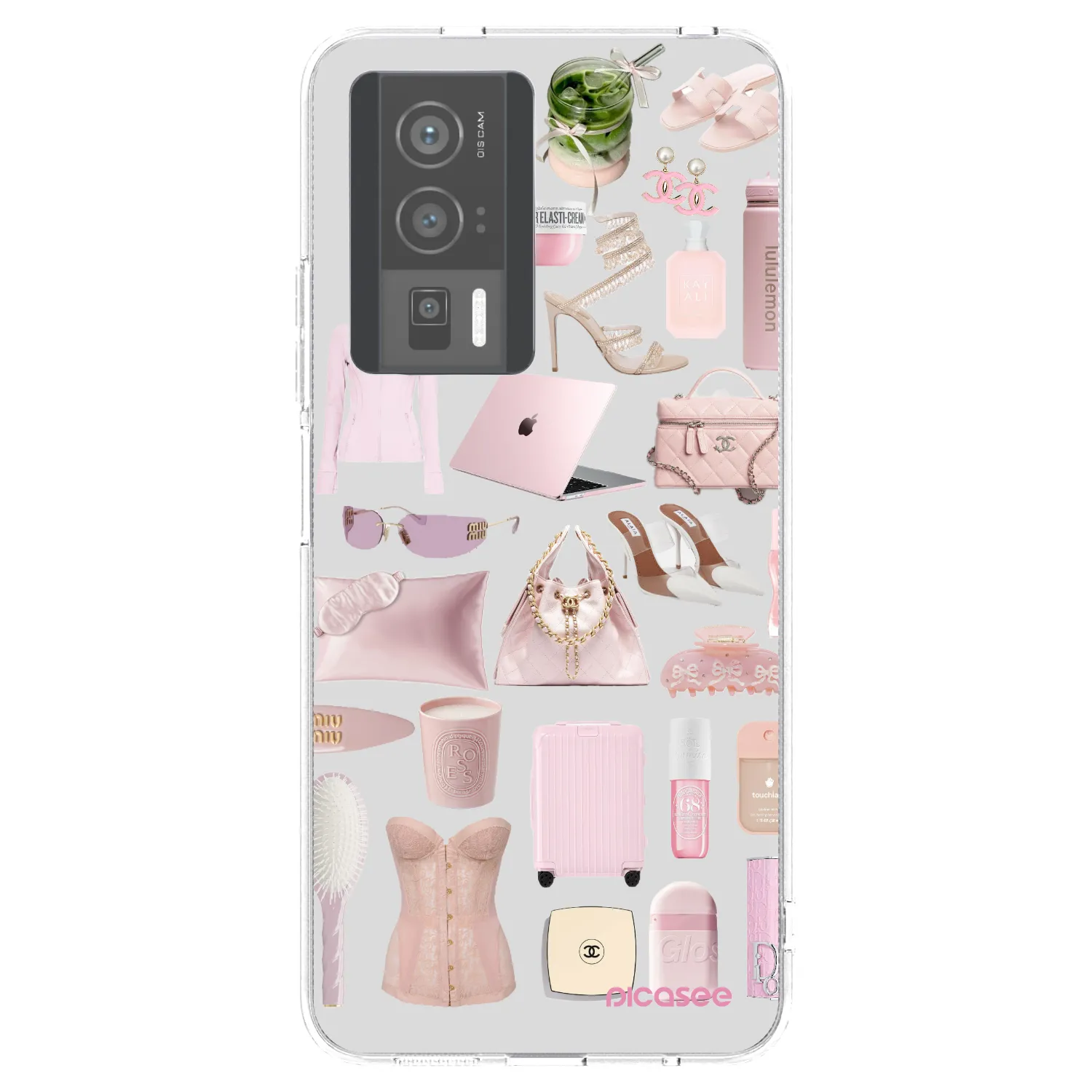 Picasee silikonový průhledný obal pro Xiaomi Poco F5 Pro 5G - Glam Babe