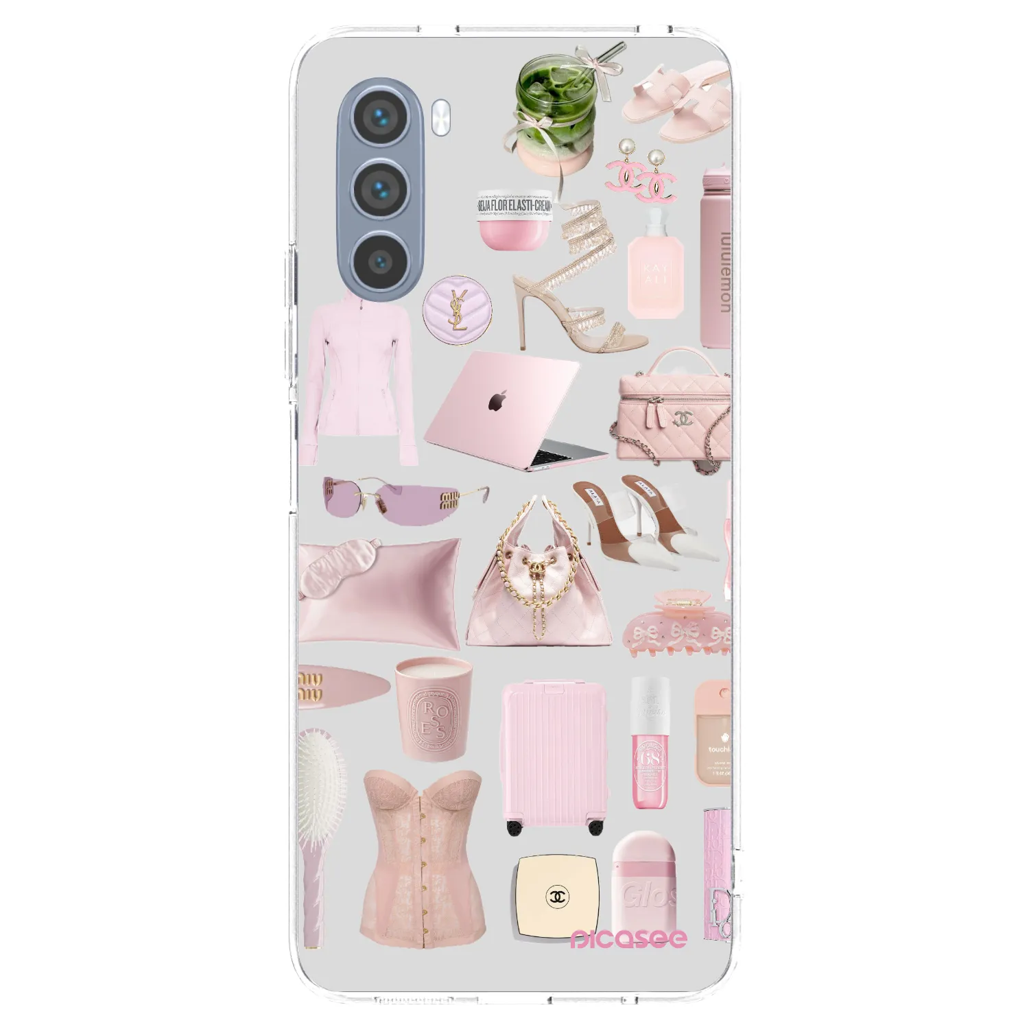 Picasee silikonový průhledný obal pro Motorola Moto G62 - Glam Babe