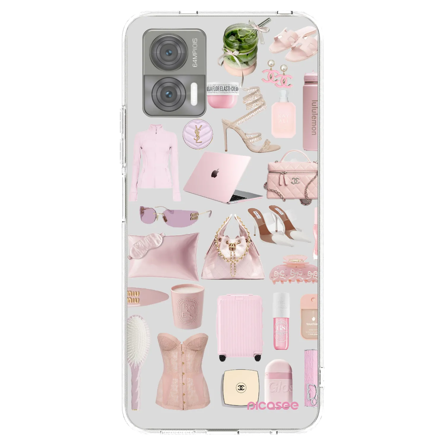 Picasee silikonový průhledný obal pro Motorola Edge 30 Neo - Glam Babe