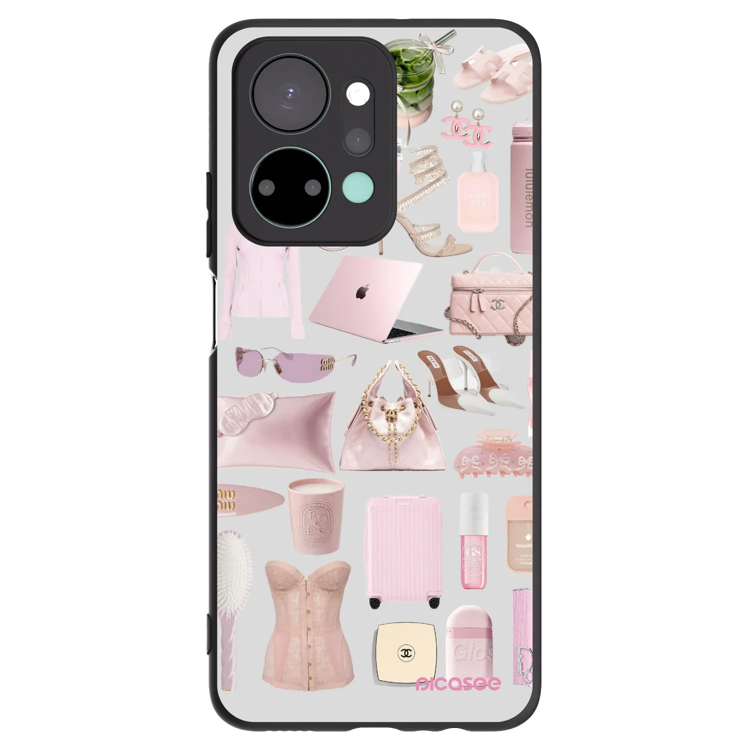 Picasee silikonový černý obal pro Honor X7a - Glam Babe