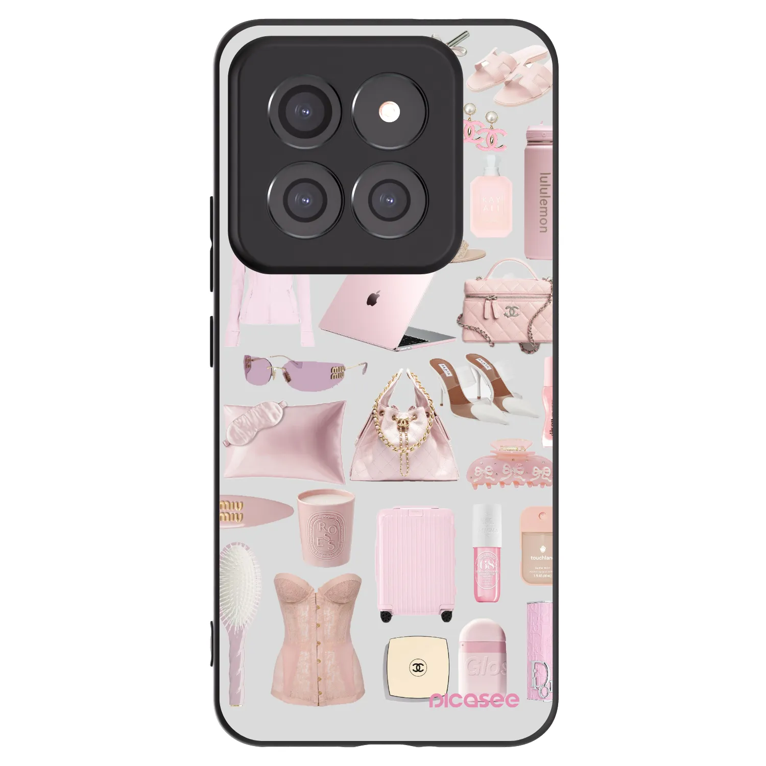 Picasee silikonový černý obal pro Xiaomi 14 Pro - Glam Babe