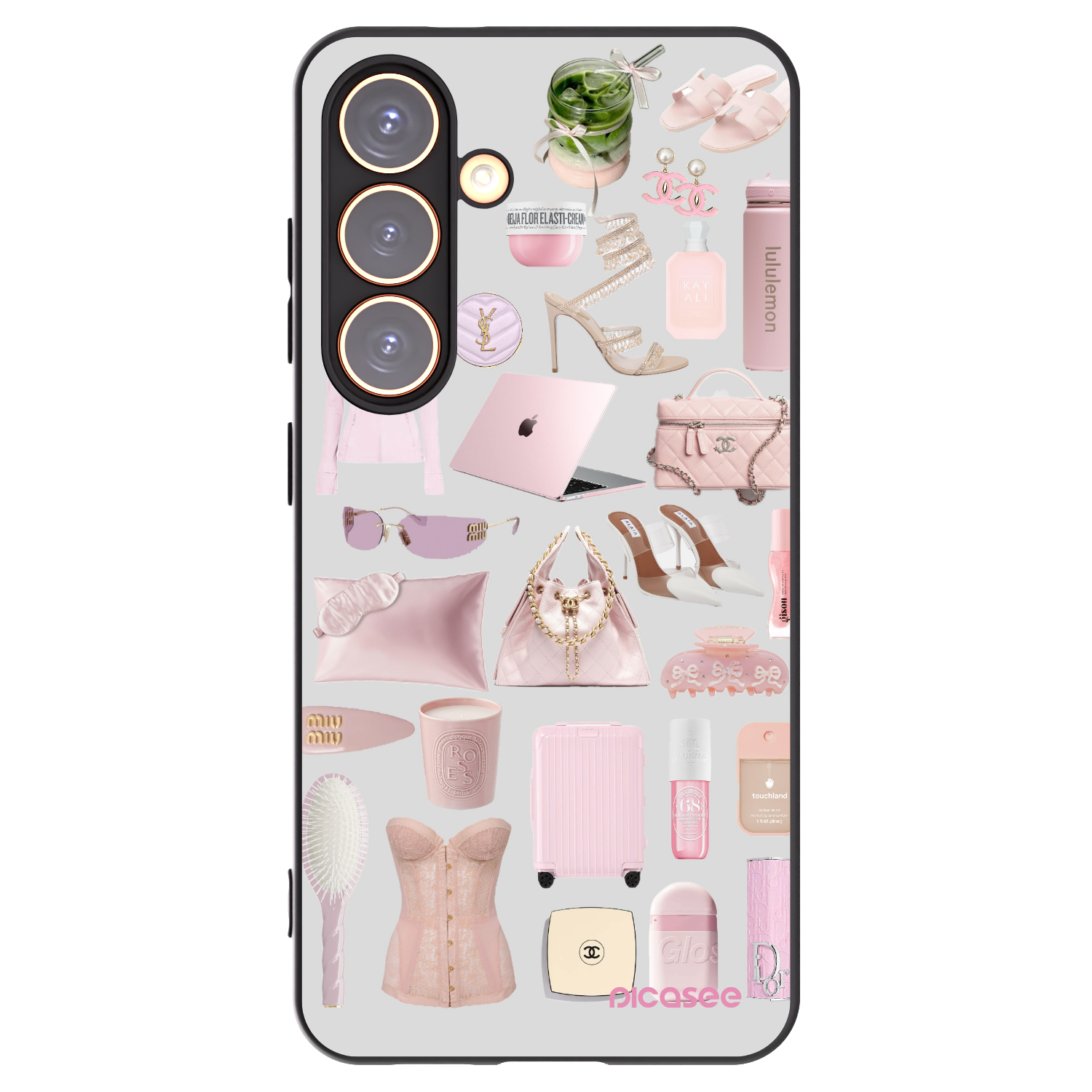 Picasee silikonový černý obal pro Samsung Galaxy S24 S921B 5G - Glam Babe
