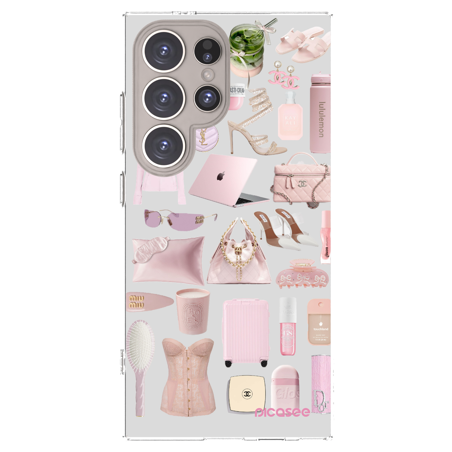 Picasee silikonový průhledný obal pro Samsung Galaxy S24 Ultra S928B 5G - Glam Babe