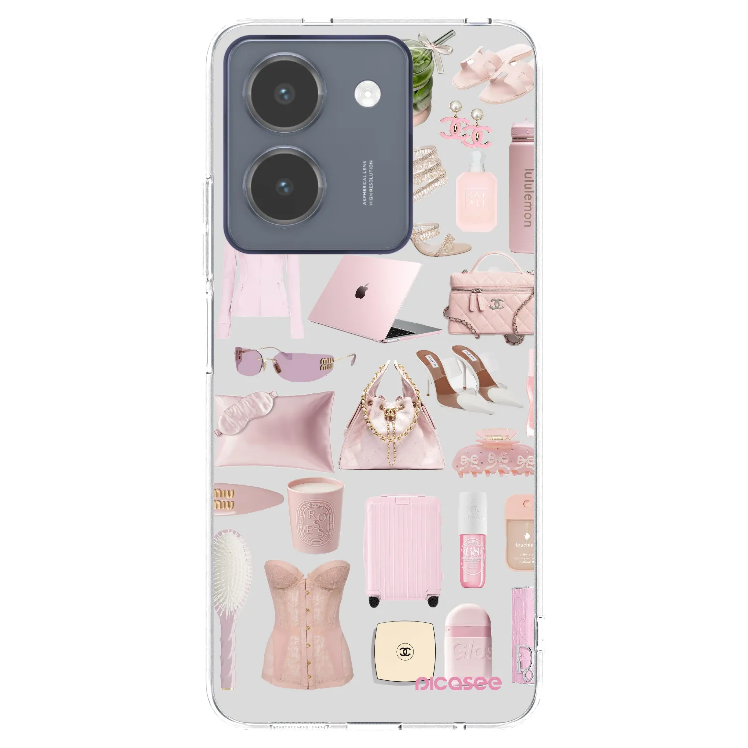 Picasee silikonový průhledný obal pro Vivo Y36 4G - Glam Babe