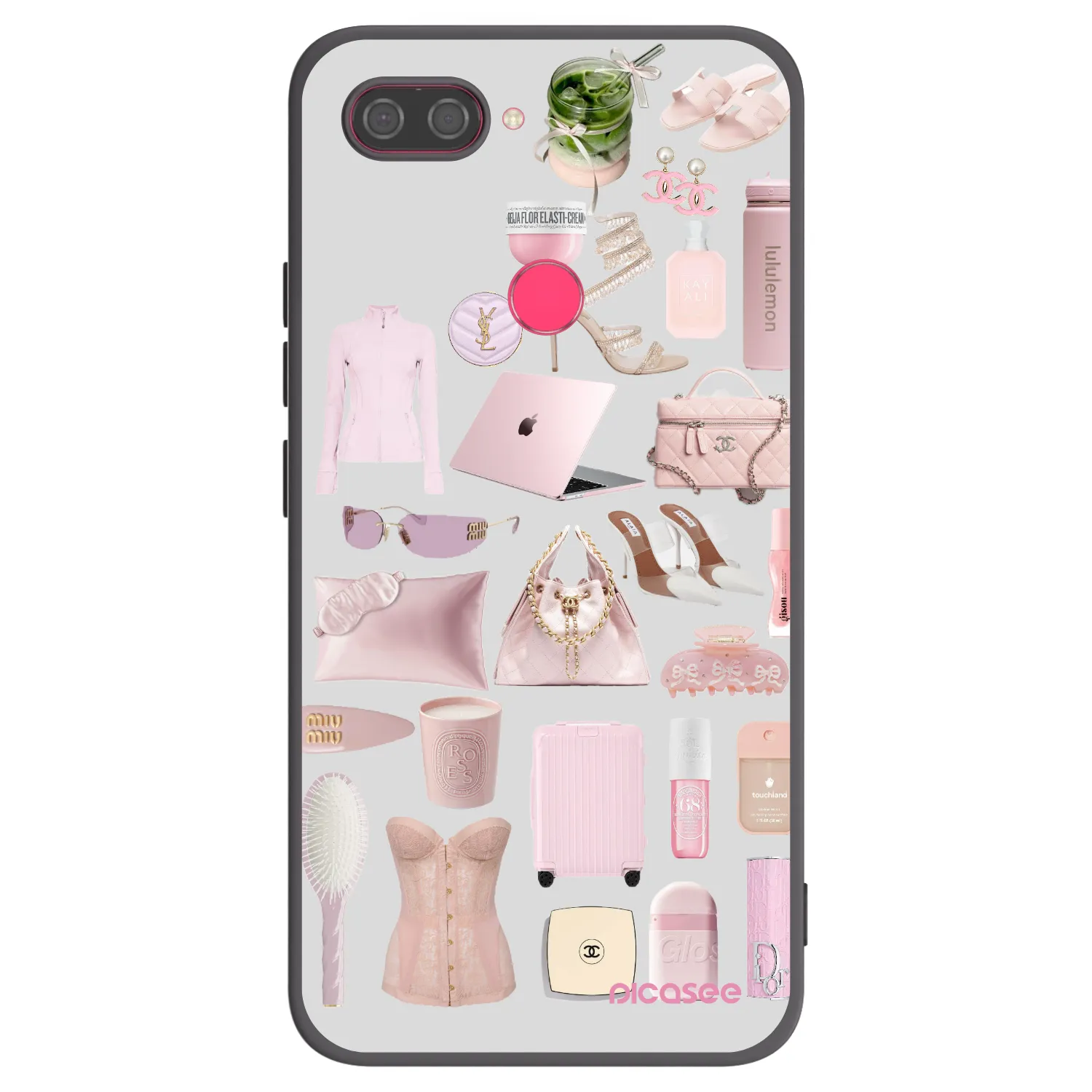 Picasee silikonový černý obal pro Xiaomi Mi 8 Lite - Glam Babe