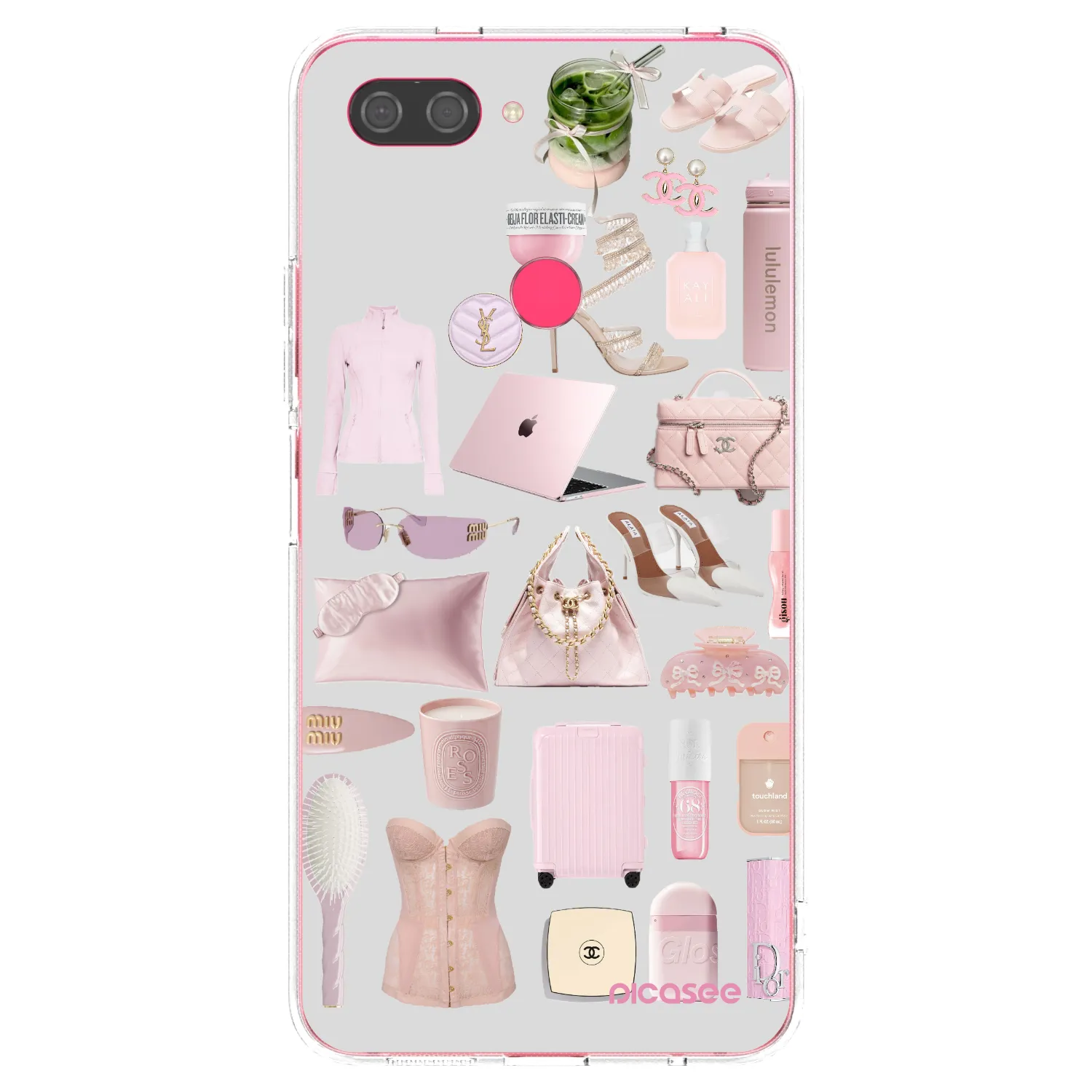 Picasee silikonový průhledný obal pro Xiaomi Mi 8 Lite - Glam Babe