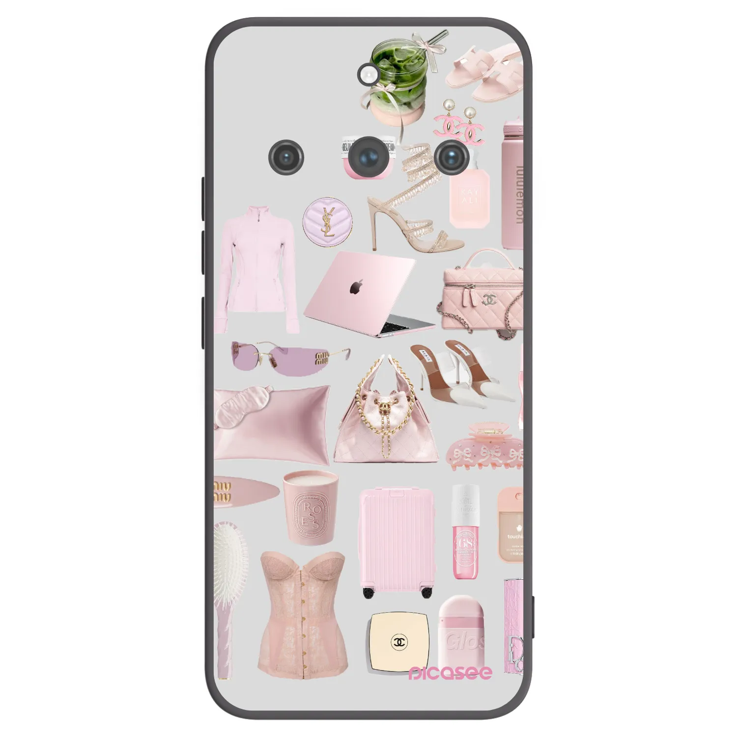 Picasee silikonový černý obal pro Realme 11 Pro+ - Glam Babe