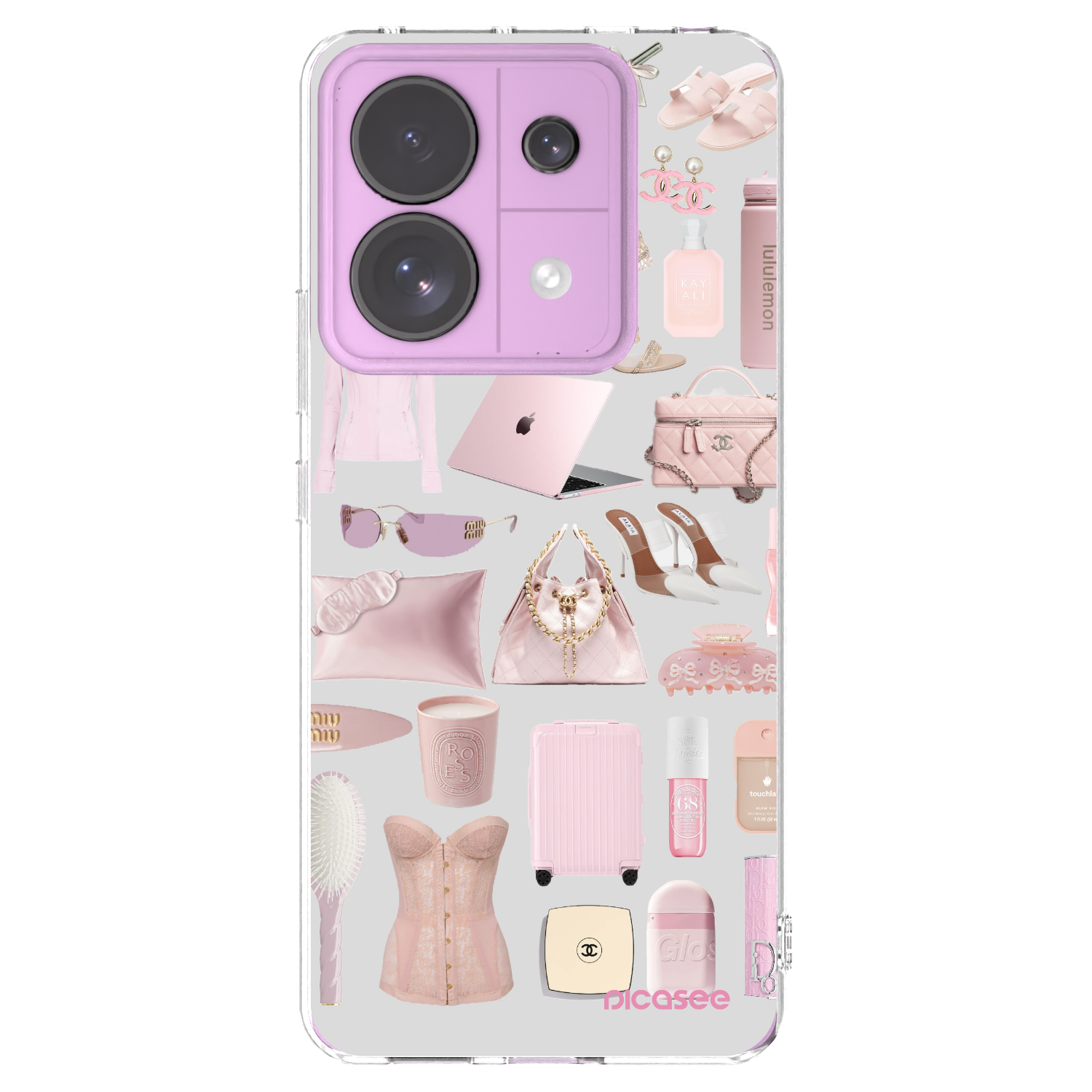 Picasee silikonový průhledný obal pro Xiaomi Redmi Note 13 Pro 5G - Glam Babe