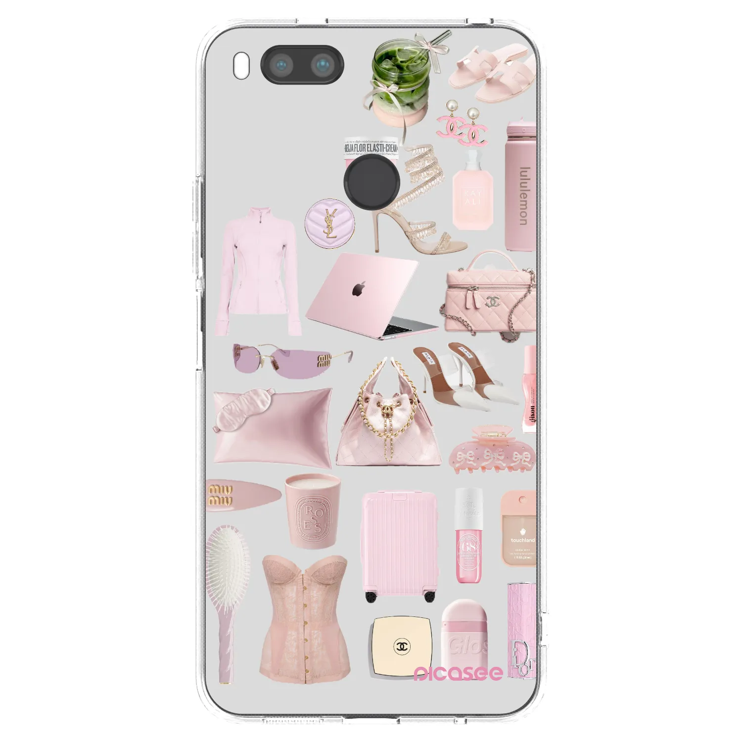 Picasee silikonový průhledný obal pro Xiaomi Mi A1 Global - Glam Babe