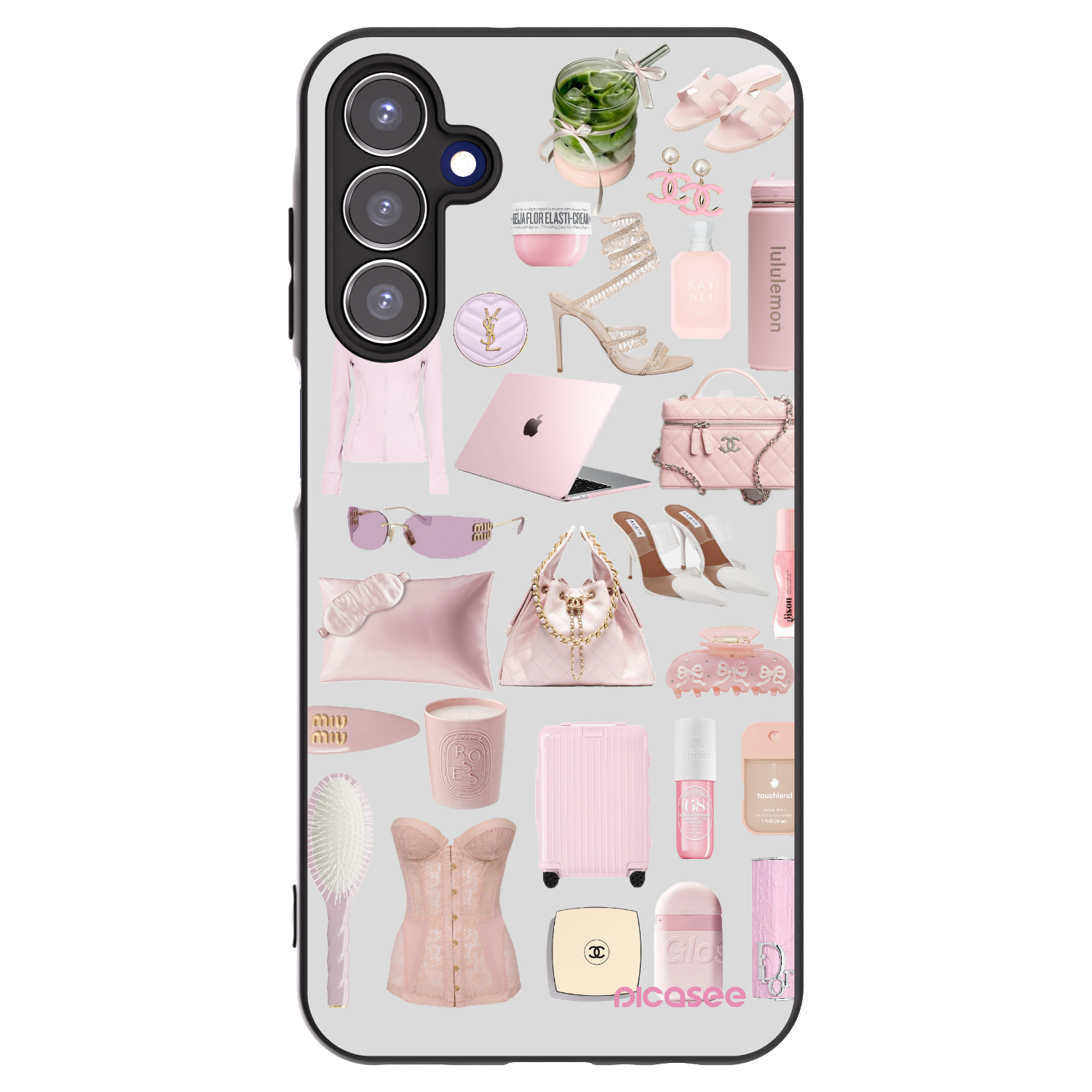 Picasee silikonový černý obal pro Samsung Galaxy A15 A155F 4G - Glam Babe