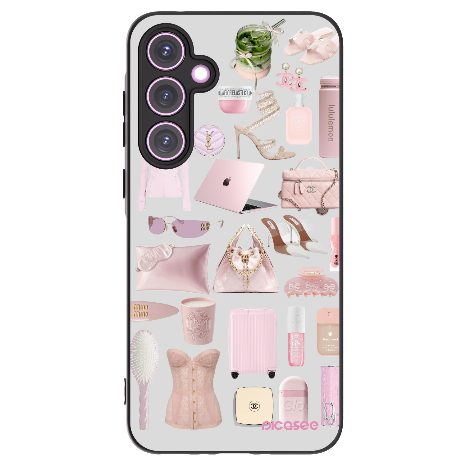 Picasee silikonový černý obal pro Samsung Galaxy A35 5G A356B - Glam Babe