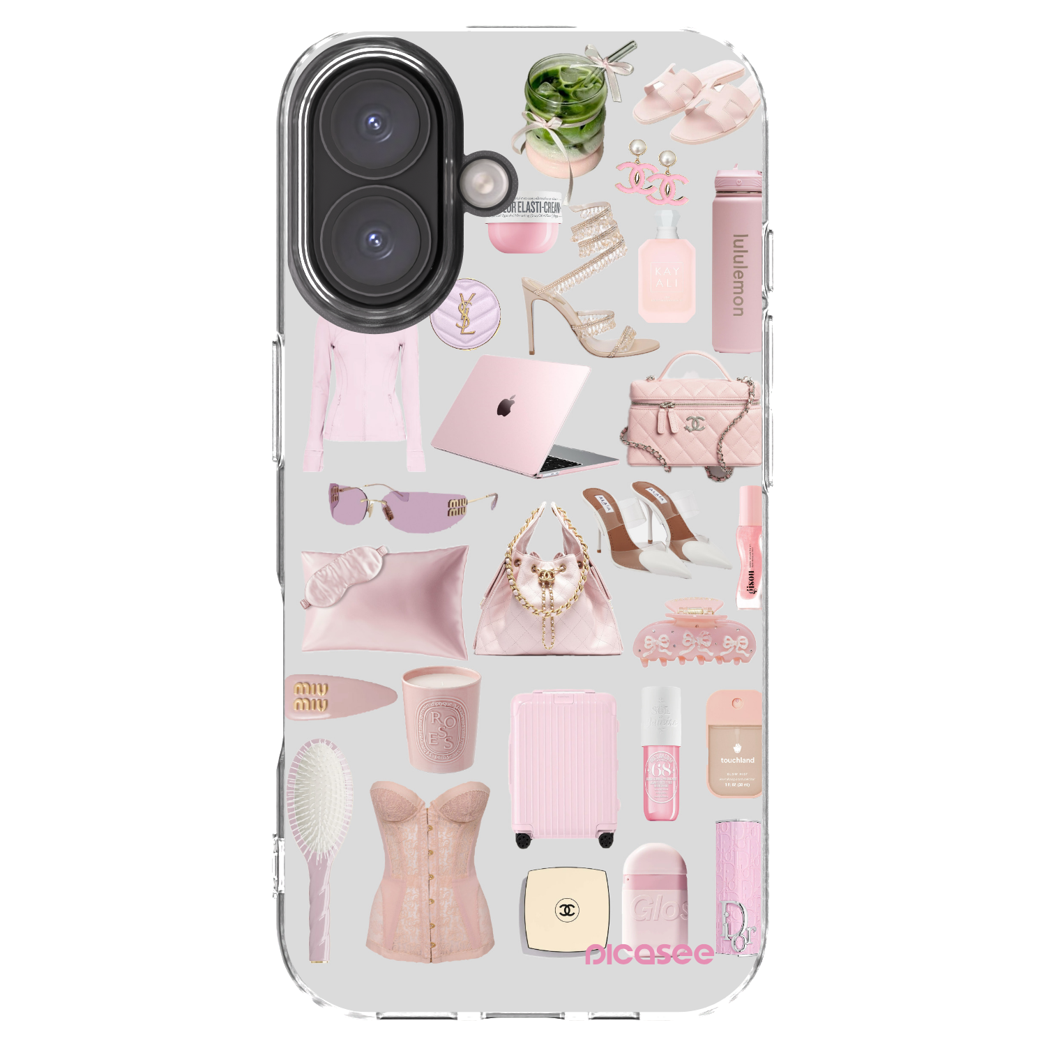 Picasee silikonový průhledný obal pro Apple iPhone 16 - Glam Babe