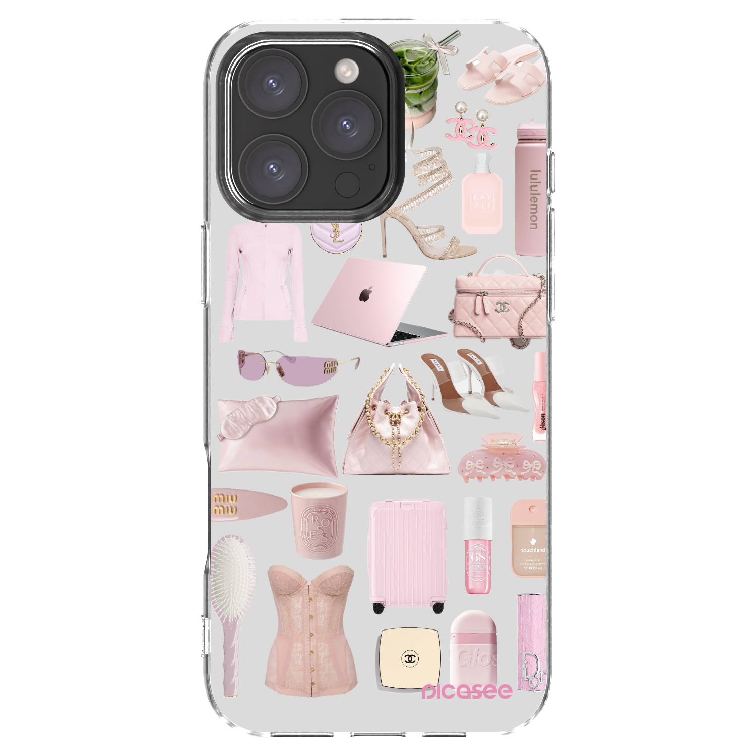 Picasee silikonový průhledný obal pro Apple iPhone 16 Pro Max - Glam Babe