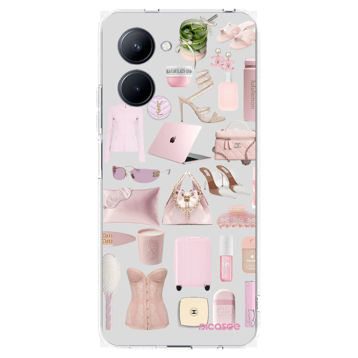 Picasee silikonový průhledný obal pro Realme C33 (2023) - Glam Babe