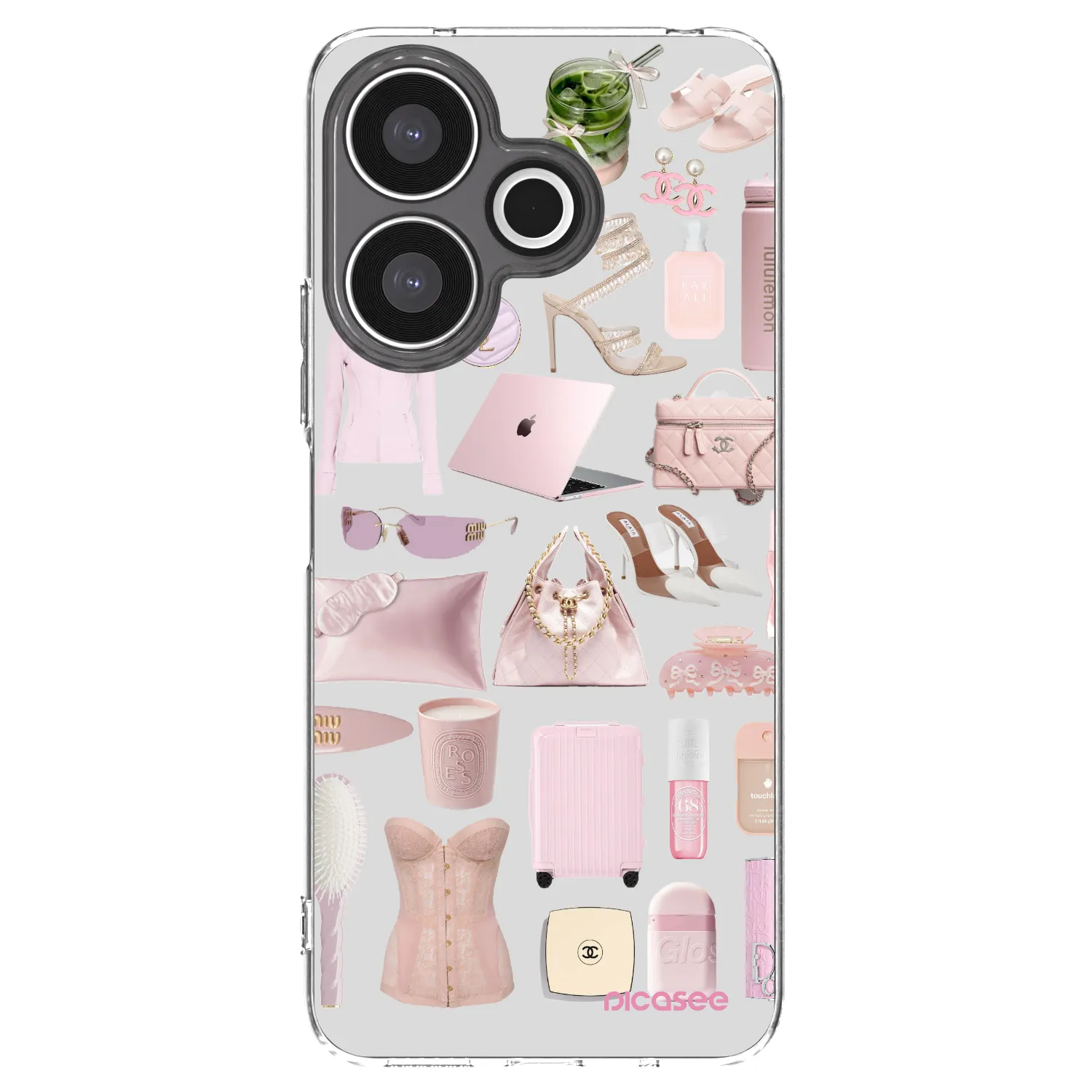 Picasee silikonový průhledný obal pro Xiaomi Redmi 13 4G - Glam Babe