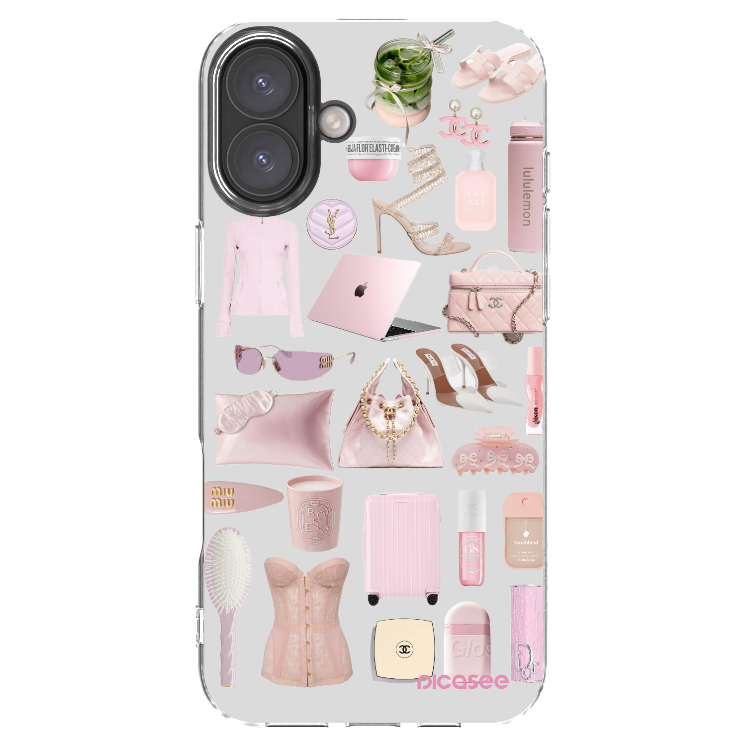 Picasee silikonový průhledný obal pro Apple iPhone 16 Plus - Glam Babe