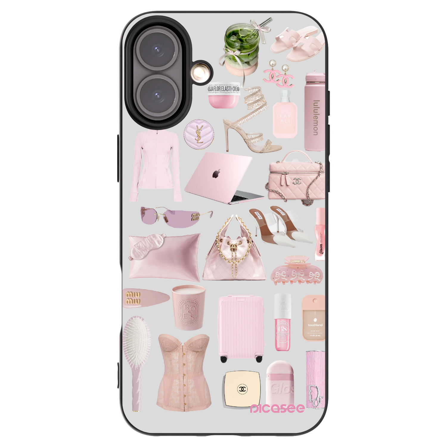 Picasee silikonový černý obal pro Apple iPhone 16 Plus - Glam Babe