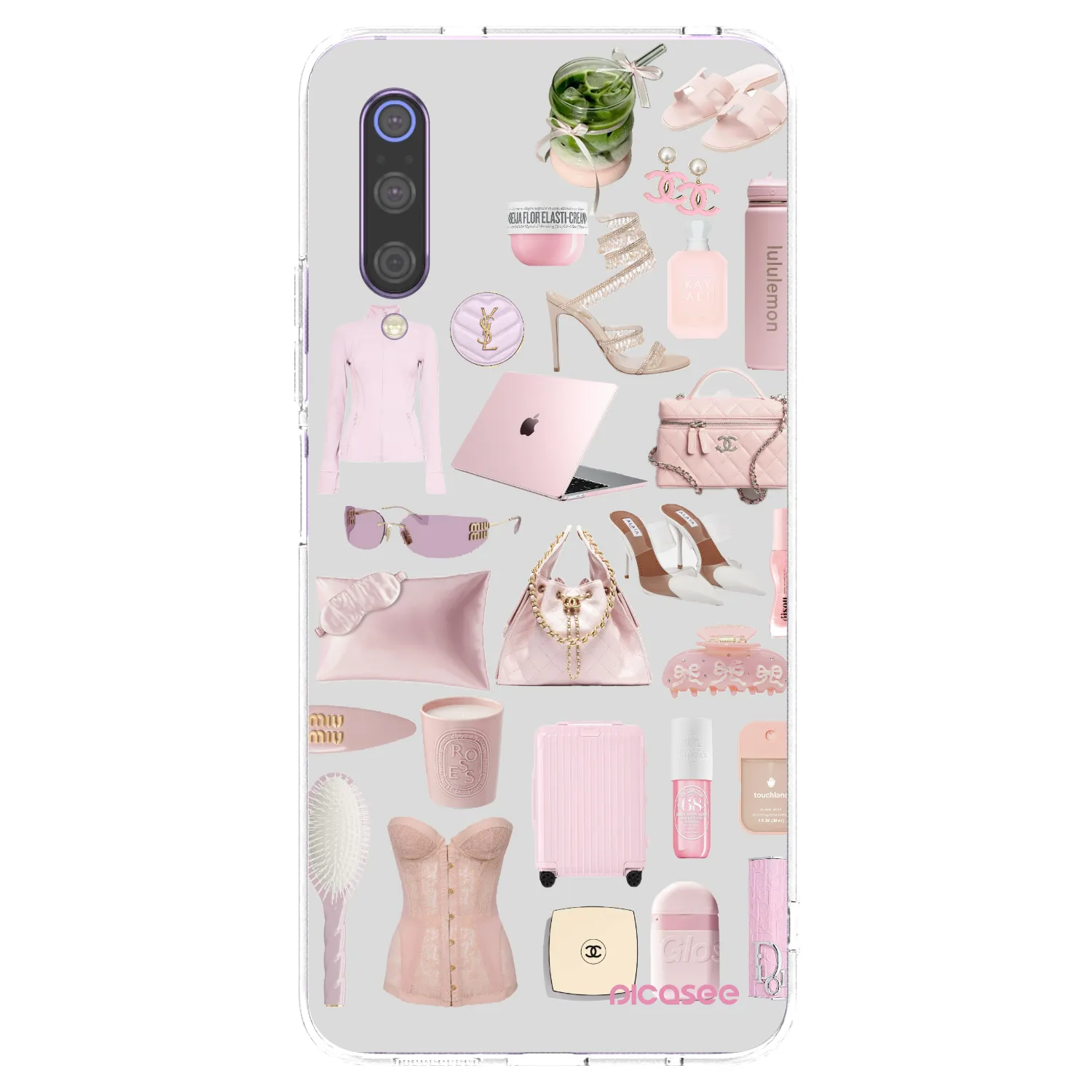 Picasee silikonový průhledný obal pro Xiaomi Mi 9 - Glam Babe