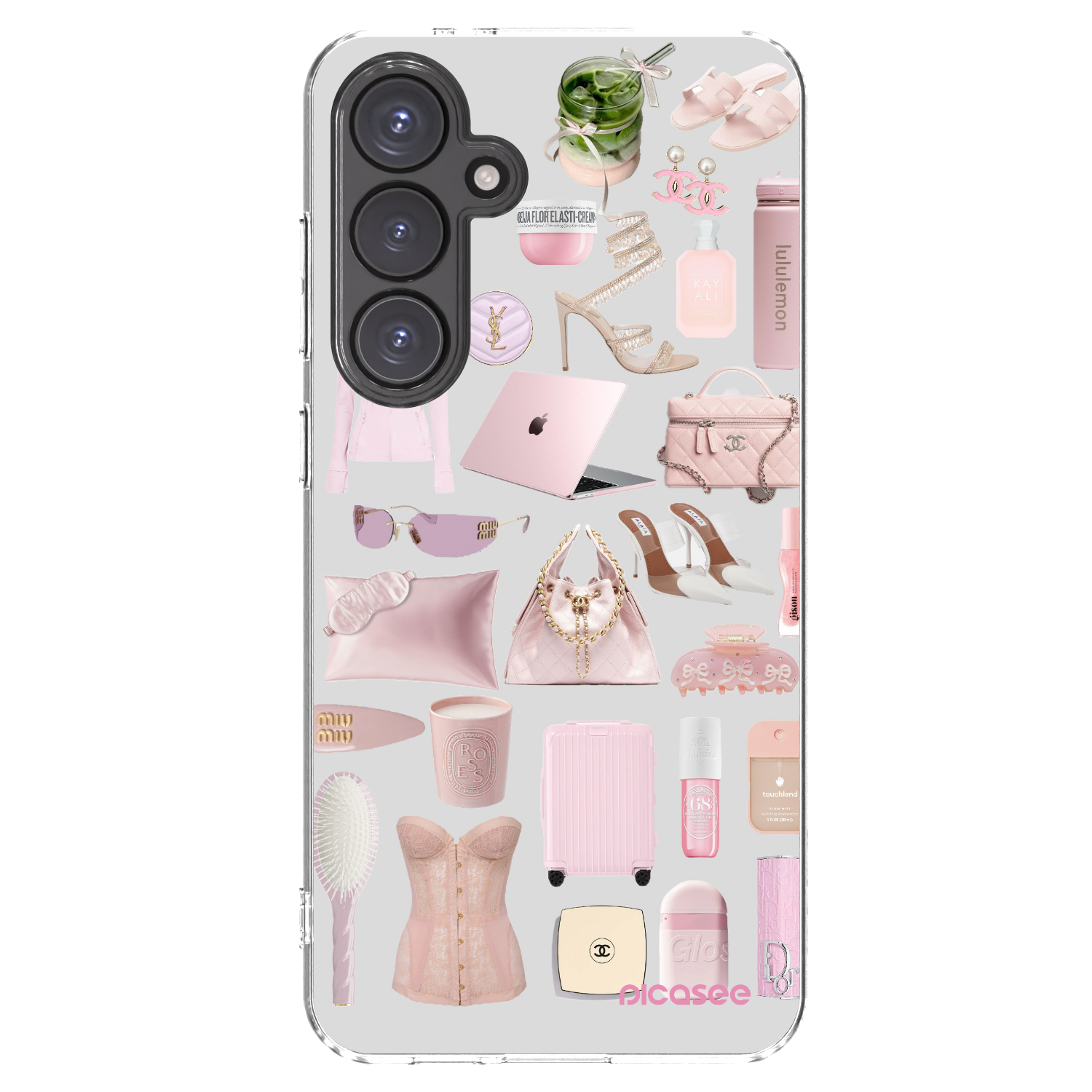 Picasee silikonový průhledný obal pro Samsung Galaxy S24 FE S721B - Glam Babe