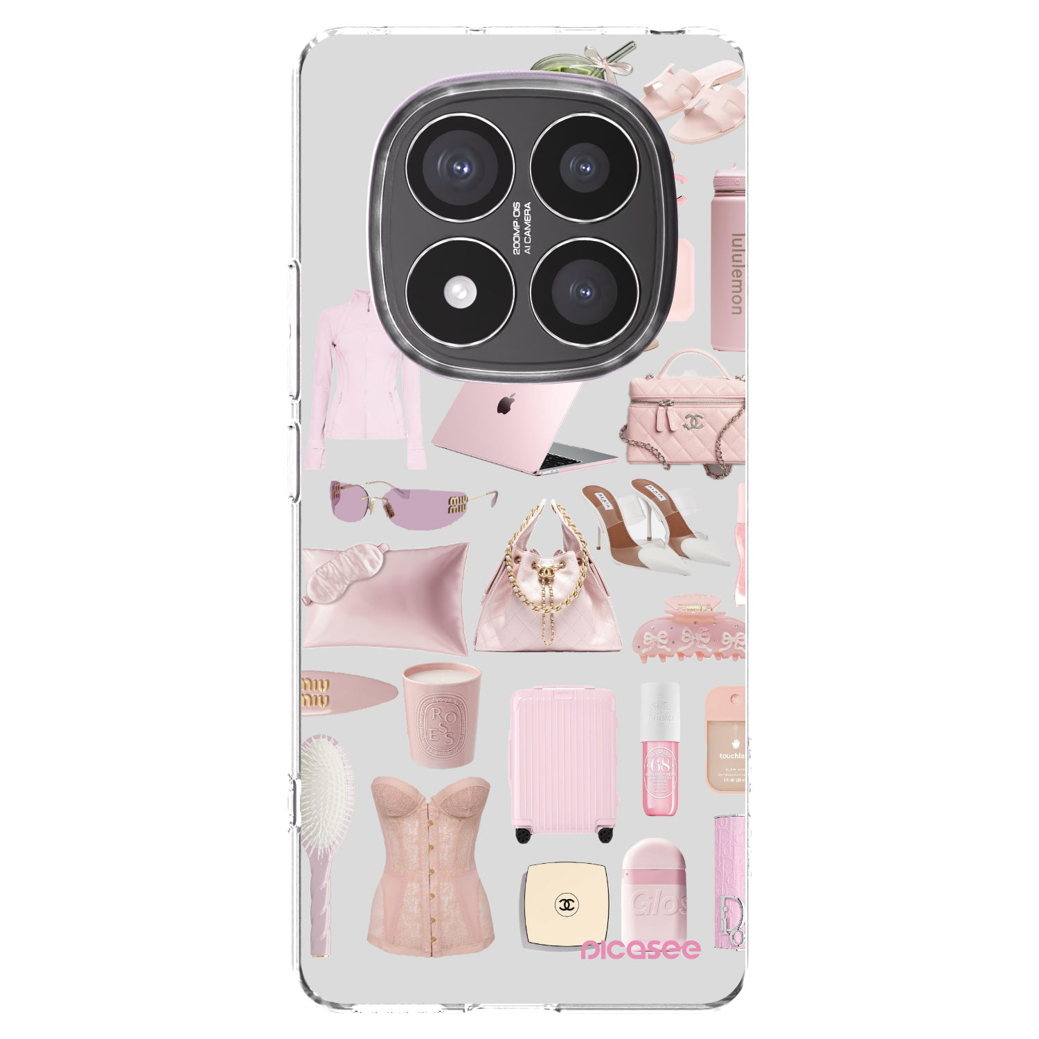 Picasee silikonový průhledný obal pro Xiaomi Redmi Note 14 Pro+ 5G - Glam Babe