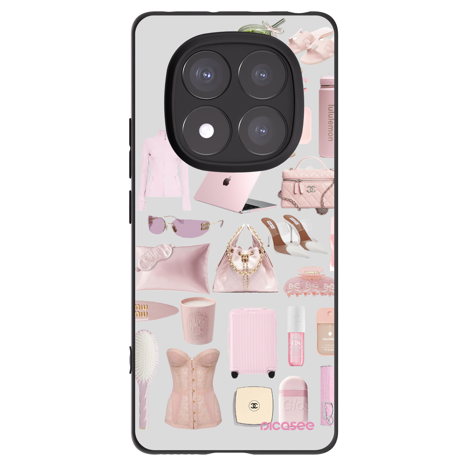 Picasee silikonový černý obal pro Xiaomi Redmi Note 14 Pro 5G - Glam Babe