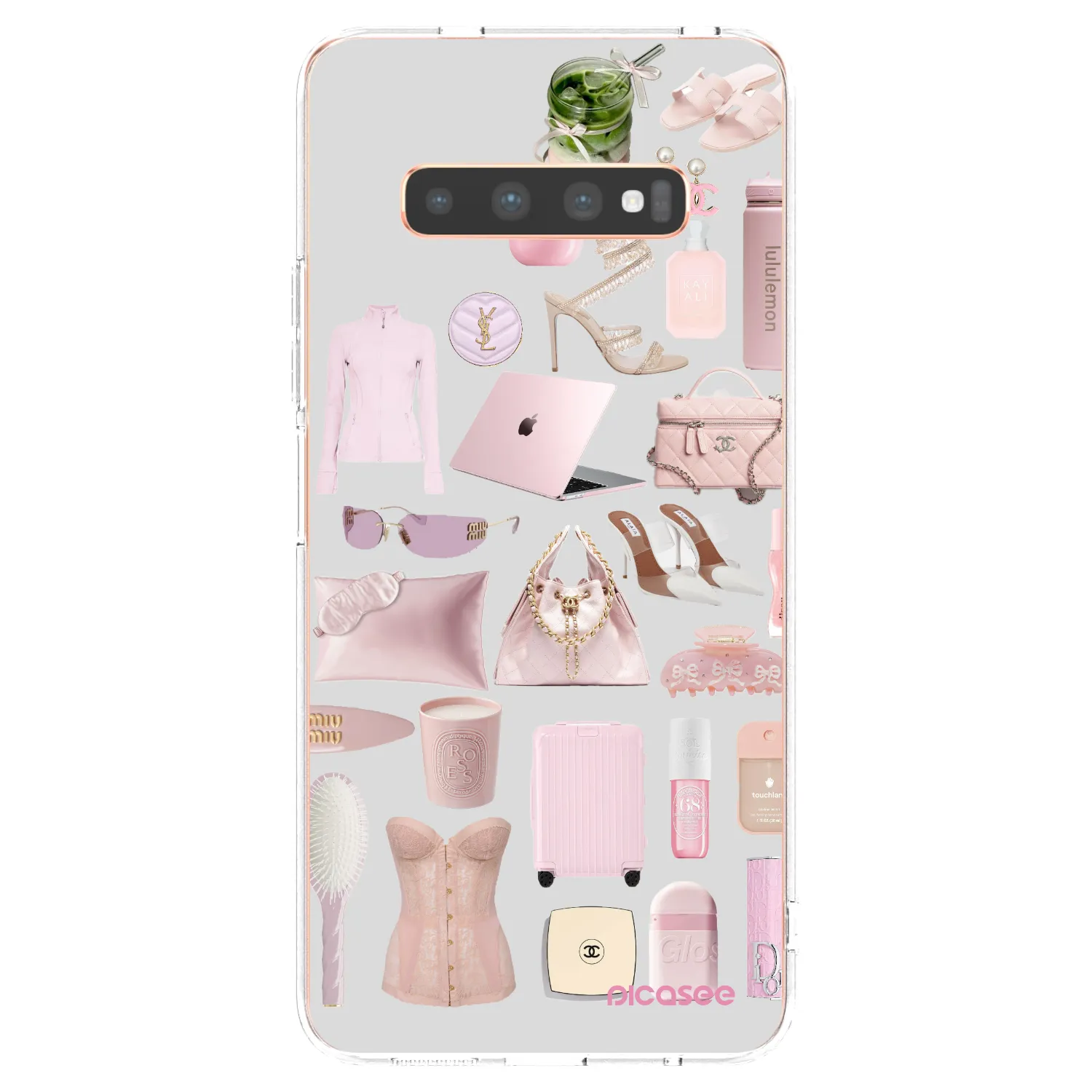 Picasee silikonový průhledný obal pro Samsung Galaxy S10 Plus G975 - Glam Babe